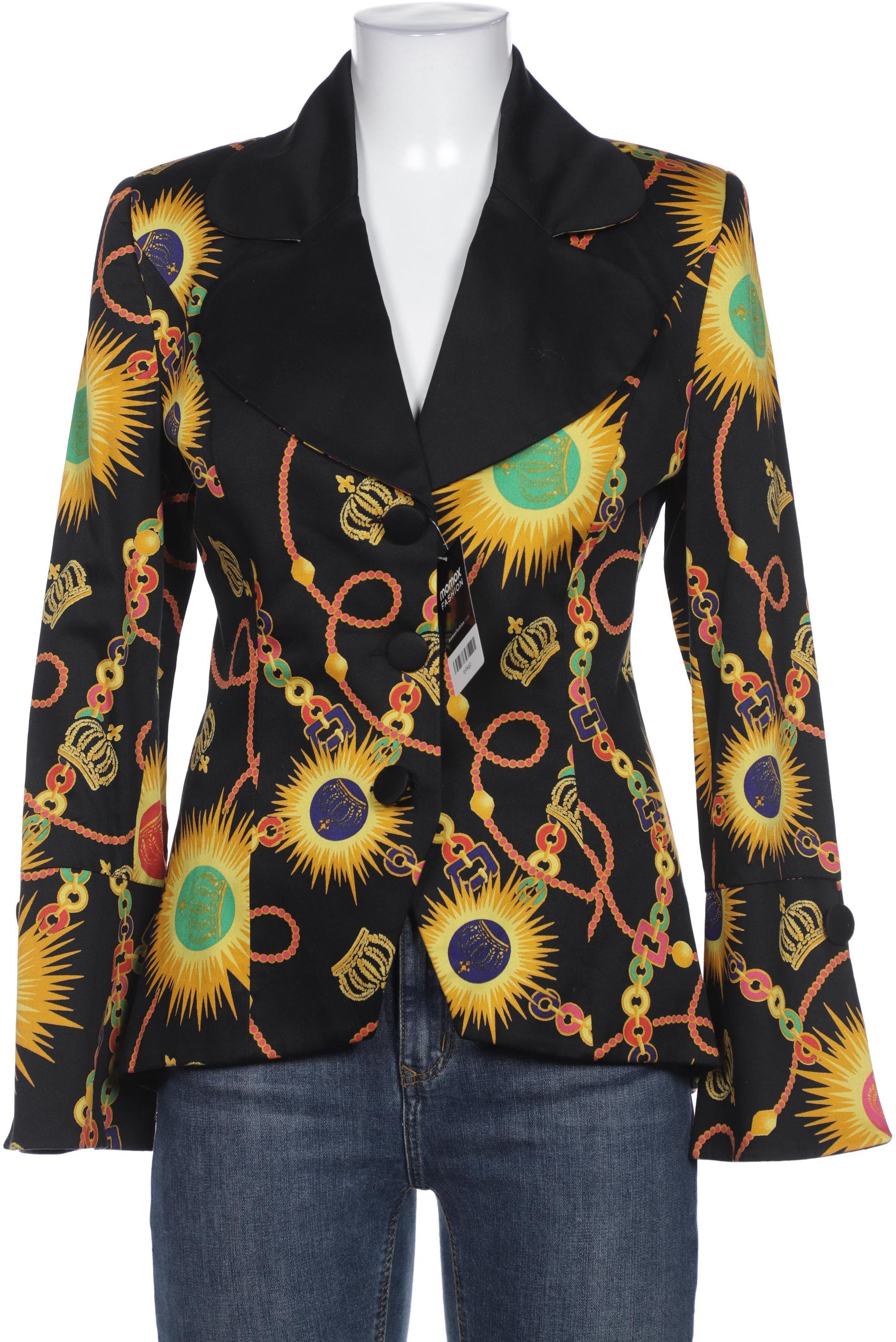 

Pompoos Damen Blazer, schwarz, Gr. 38