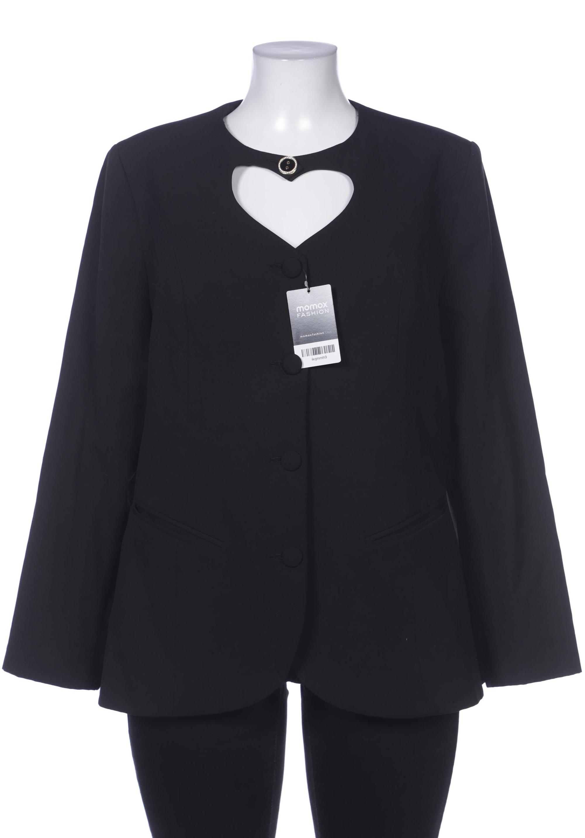 

Pompoos Damen Blazer, schwarz, Gr. 44