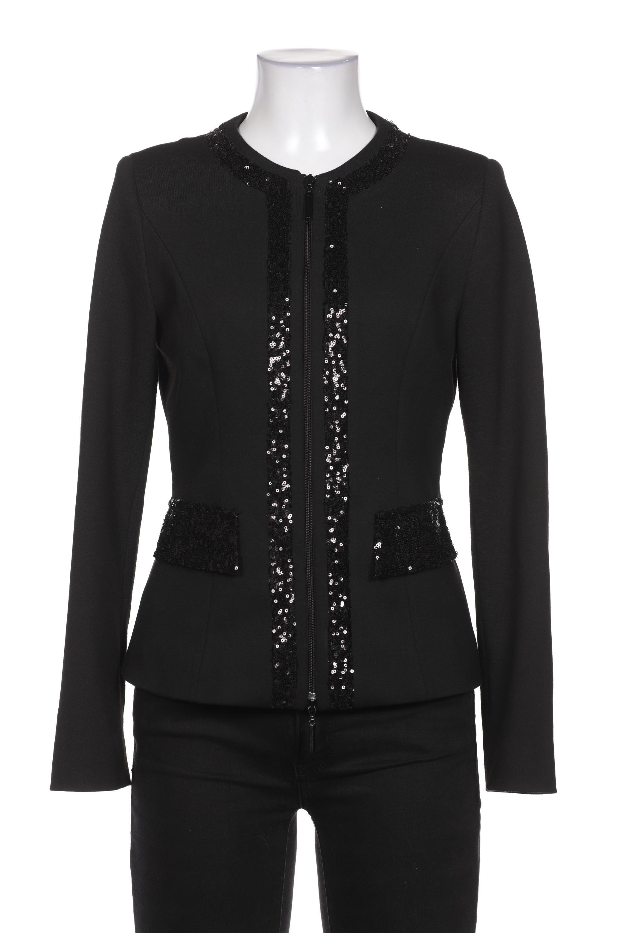 

Pompoos Damen Blazer, schwarz, Gr. 36