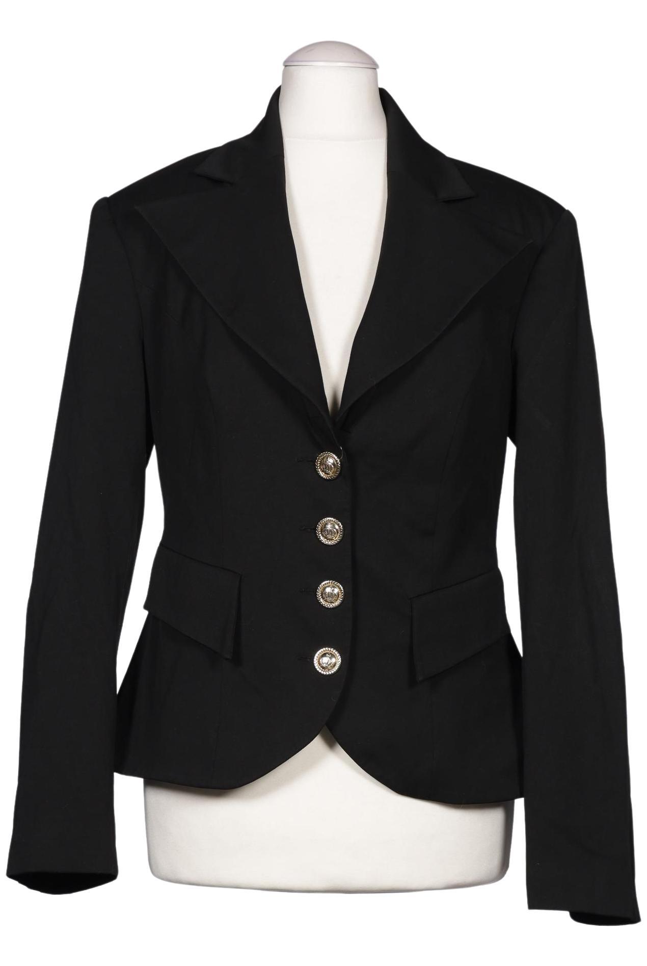 

Pompoos Damen Blazer, schwarz, Gr. 34