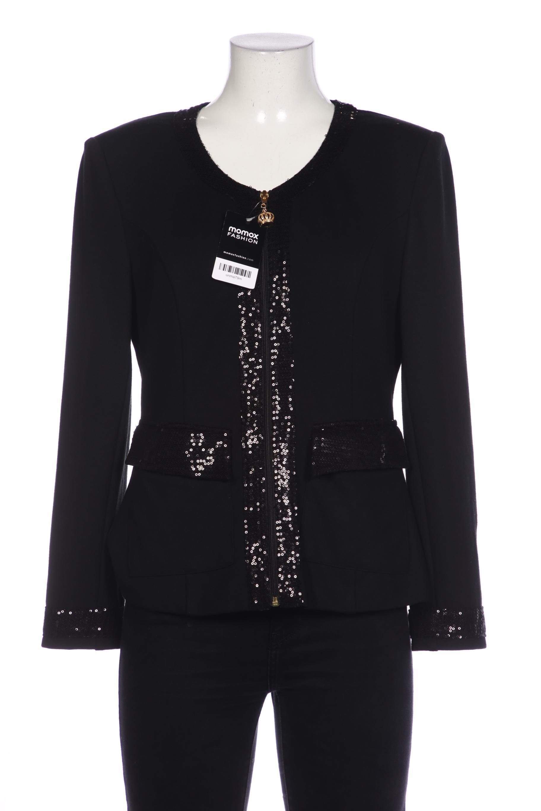 

Pompoos Damen Blazer, schwarz, Gr. 40