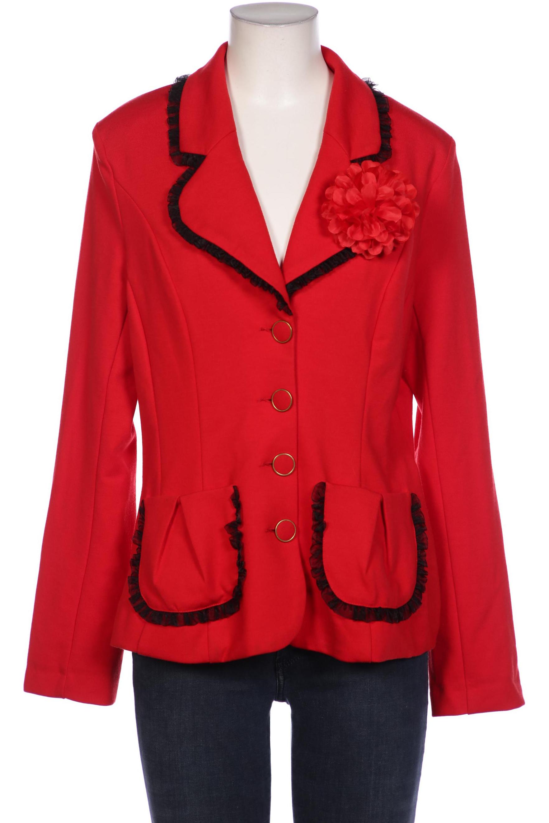 

Pompoos Damen Blazer, rot, Gr. 38