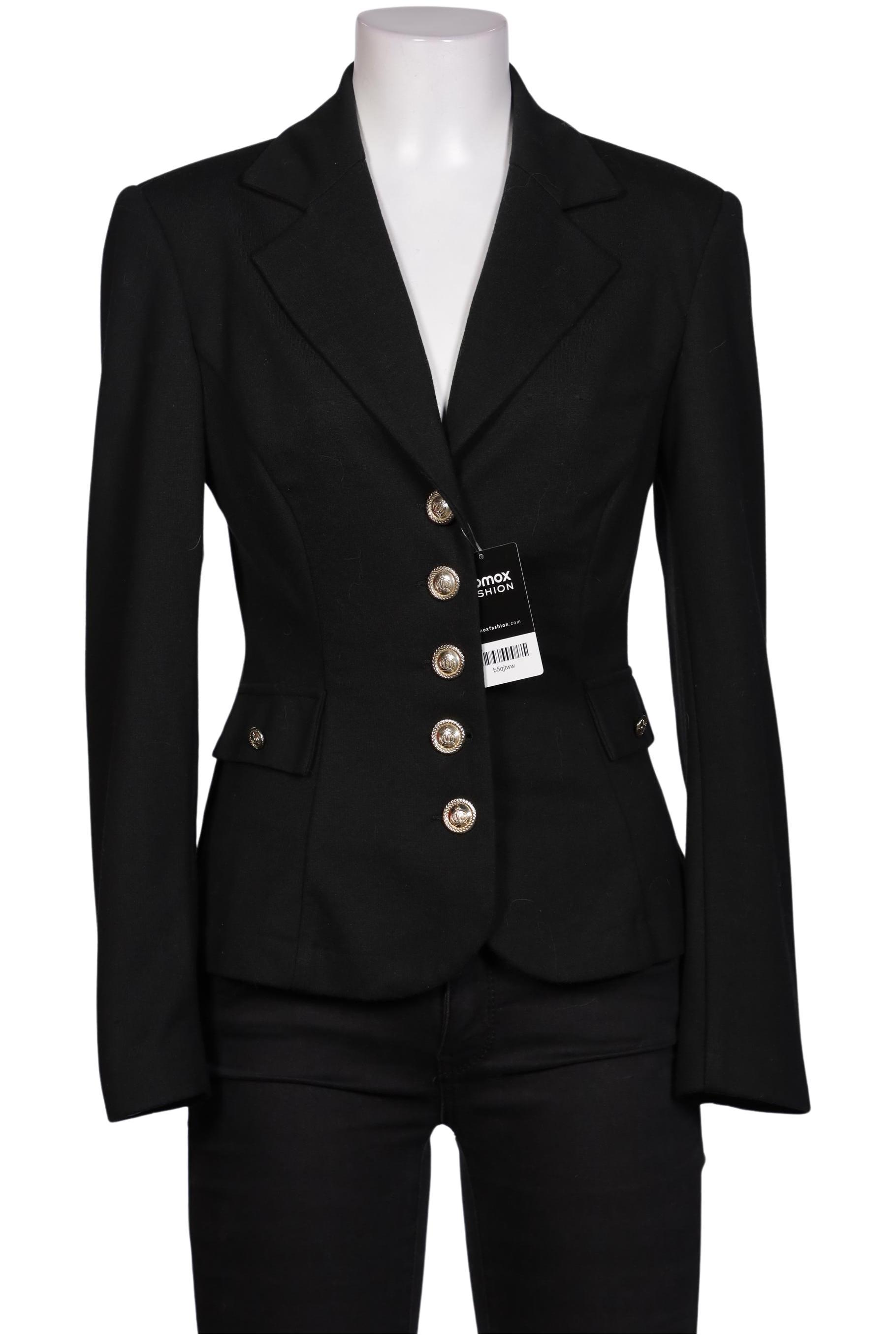 

Pompoos Damen Blazer, schwarz, Gr. 36