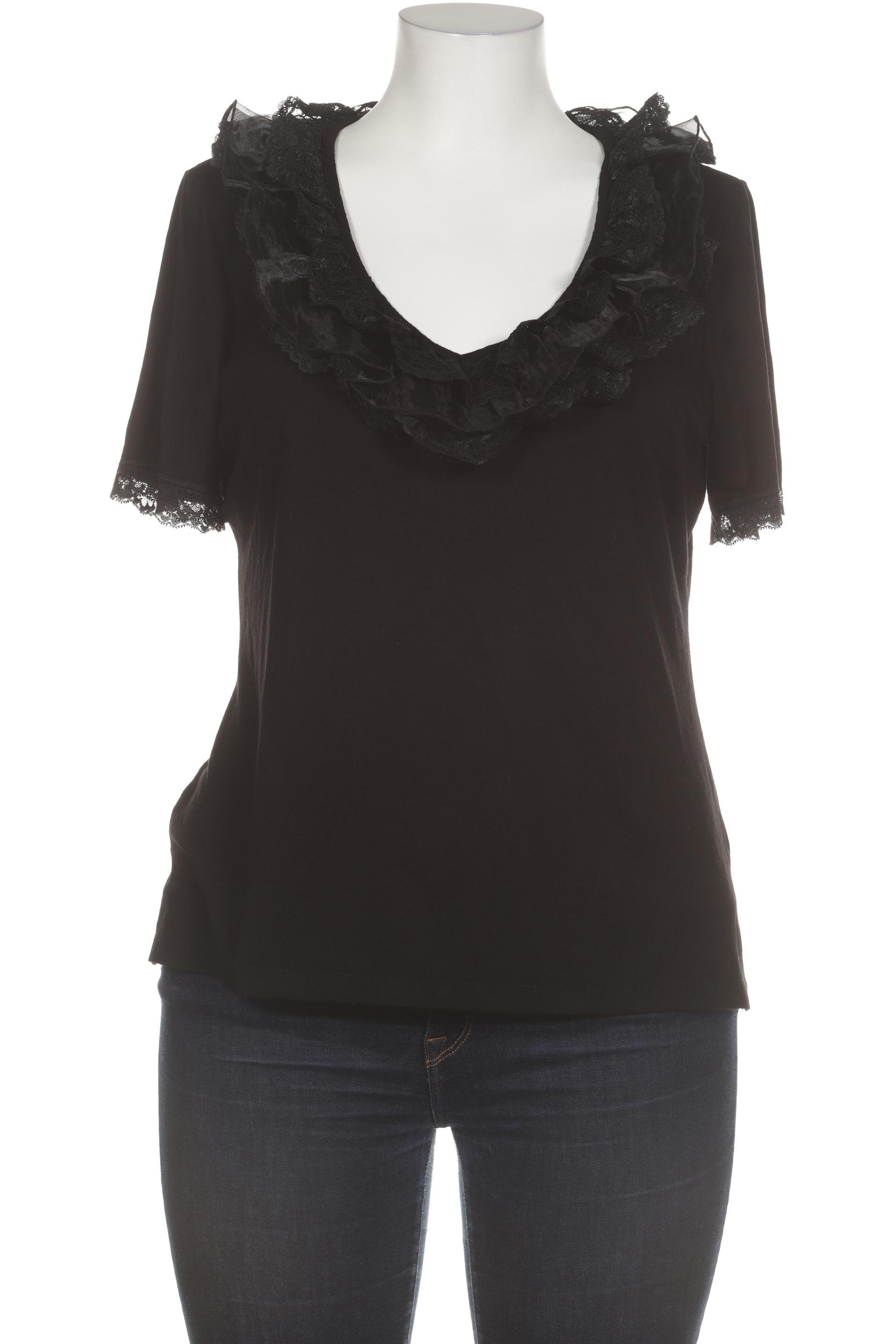 

Pompoos Damen Bluse, schwarz, Gr. 42