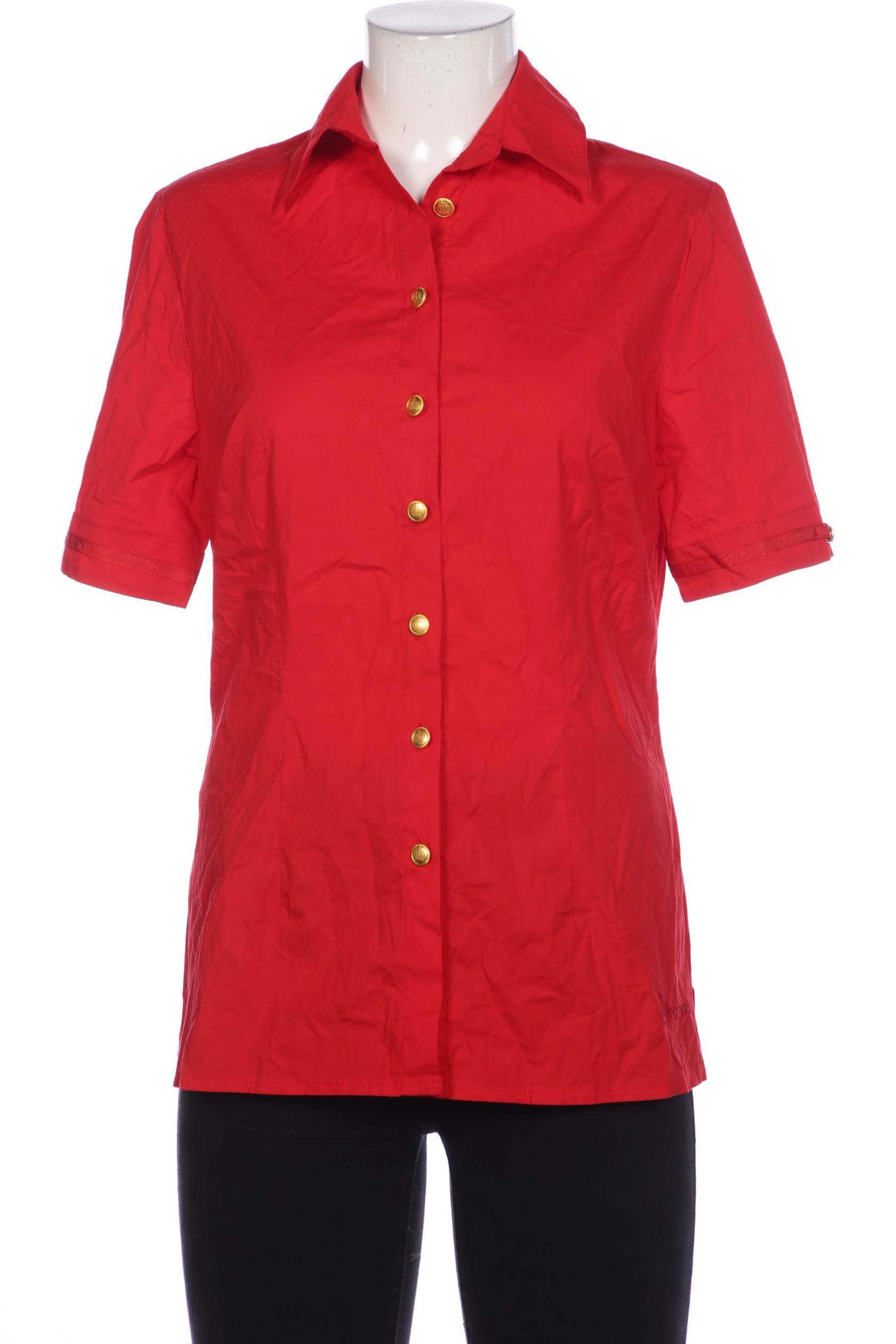 

Pompoos Damen Bluse, rot, Gr. 38