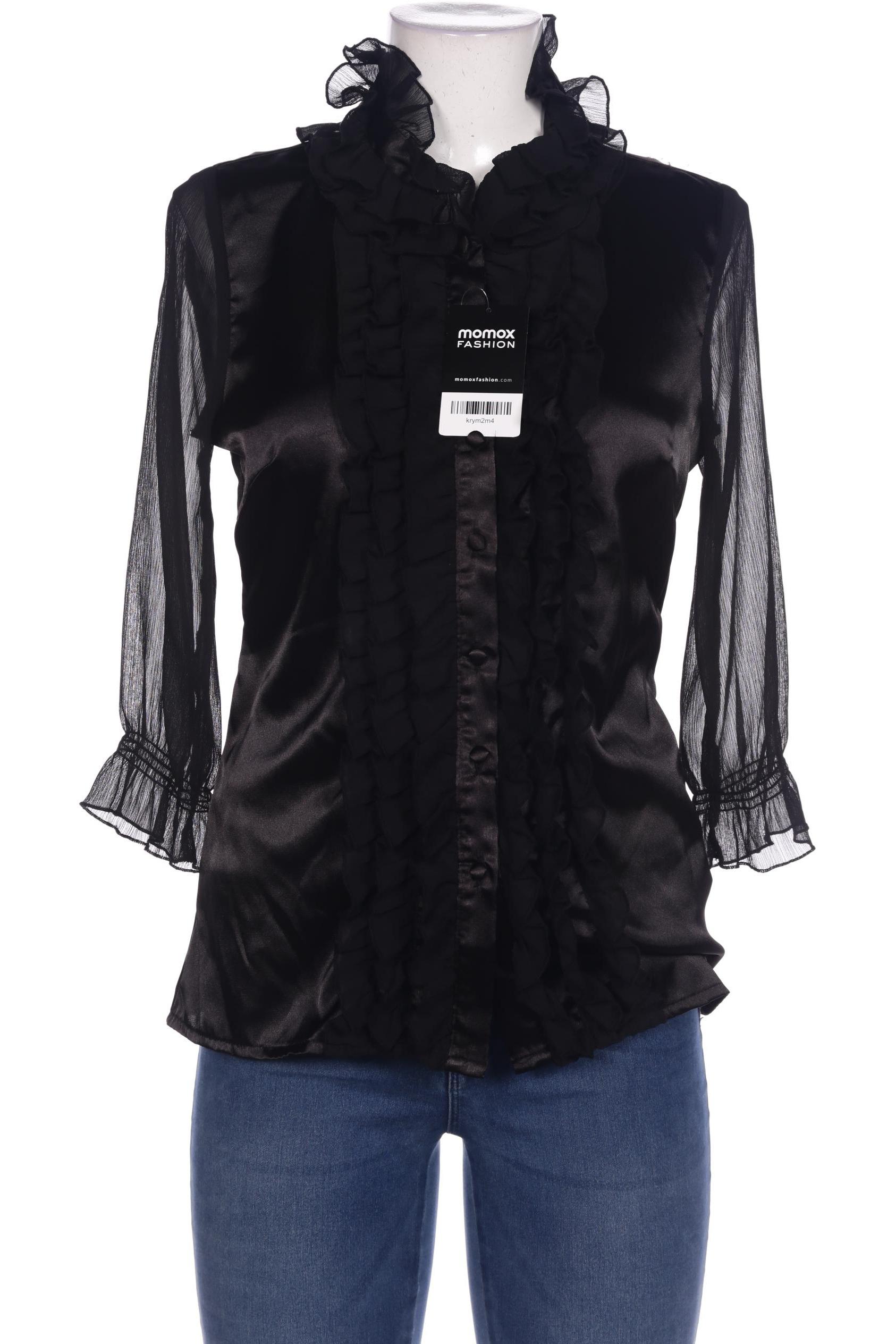 

Pompoos Damen Bluse, schwarz, Gr. 36