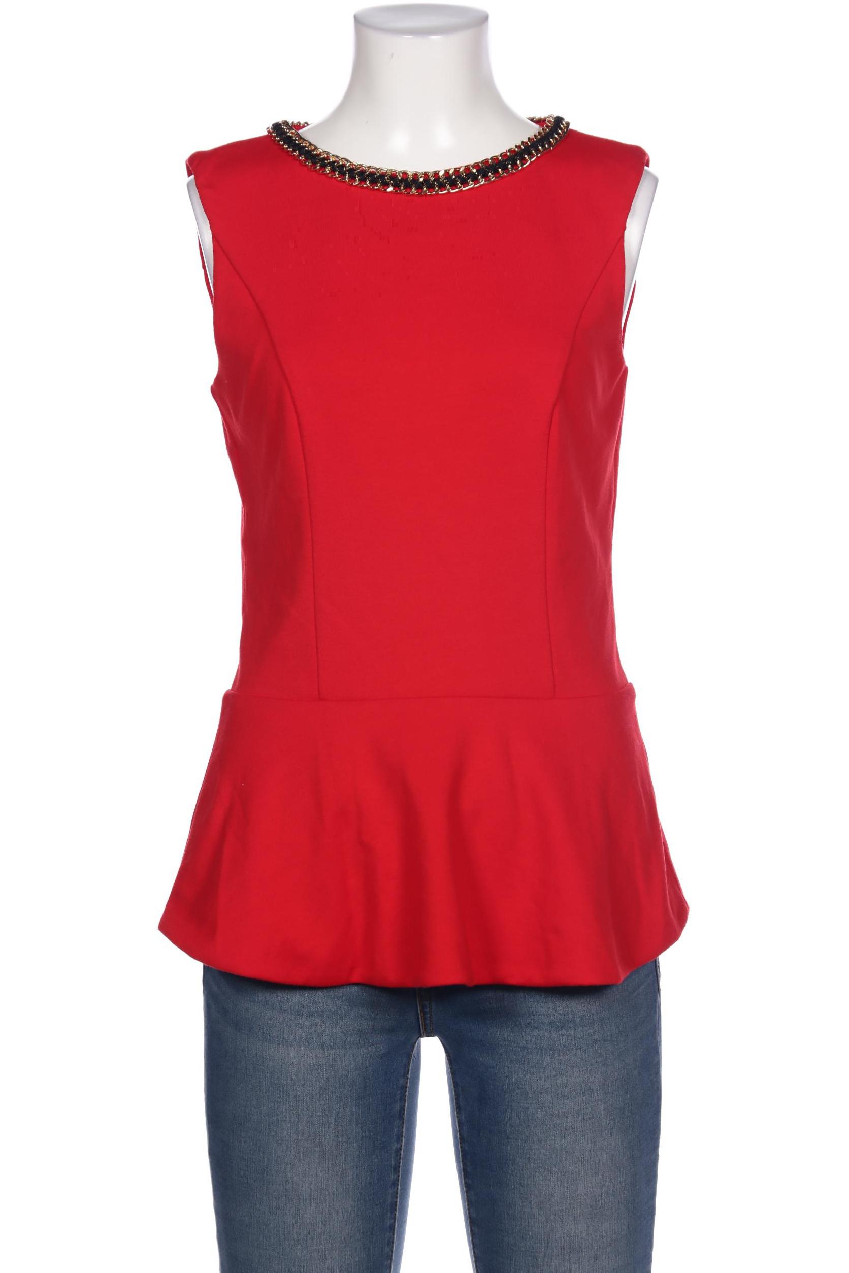 

Pompoos Damen Bluse, rot, Gr. 38