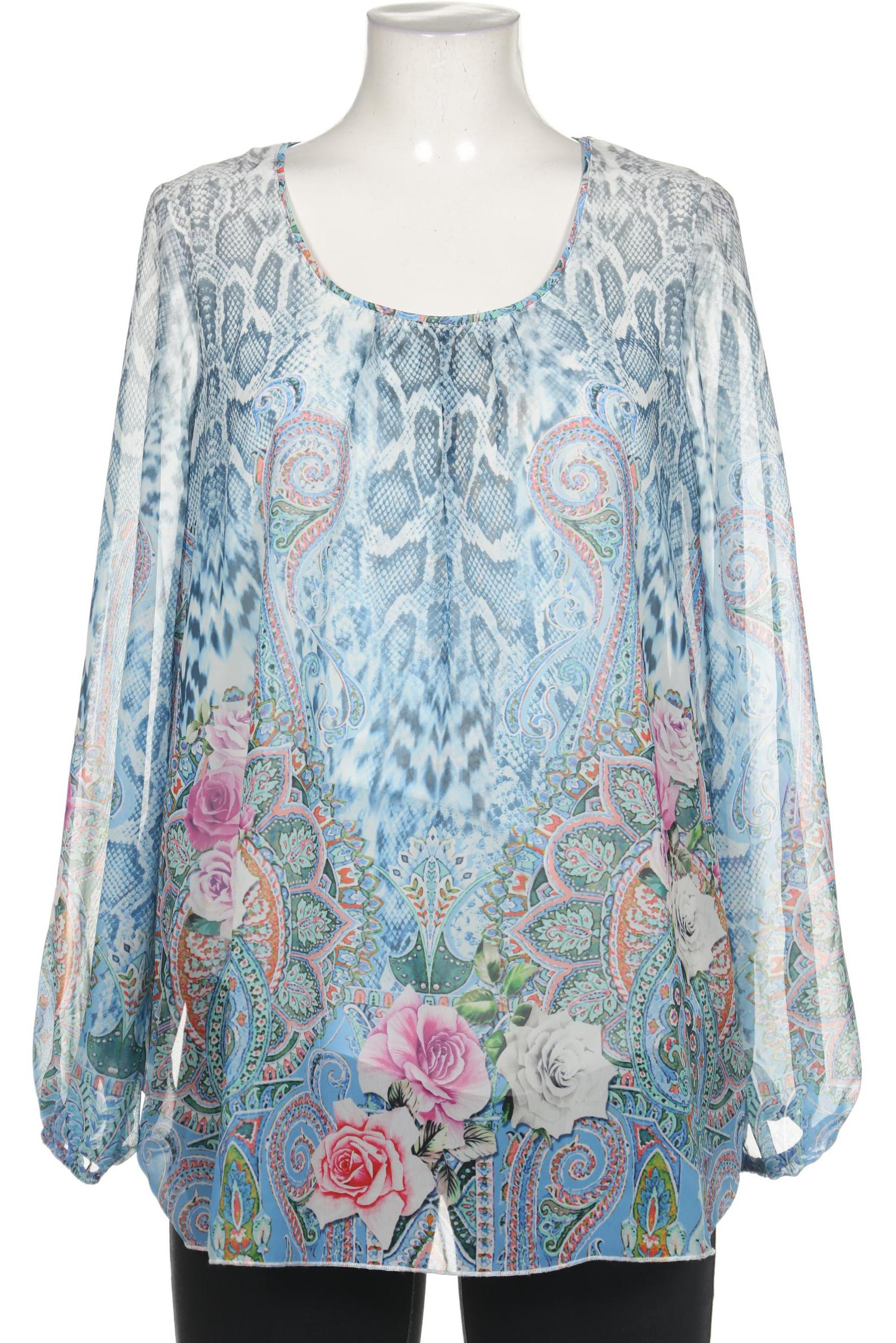 

Pompoos Damen Bluse, hellblau, Gr. 38