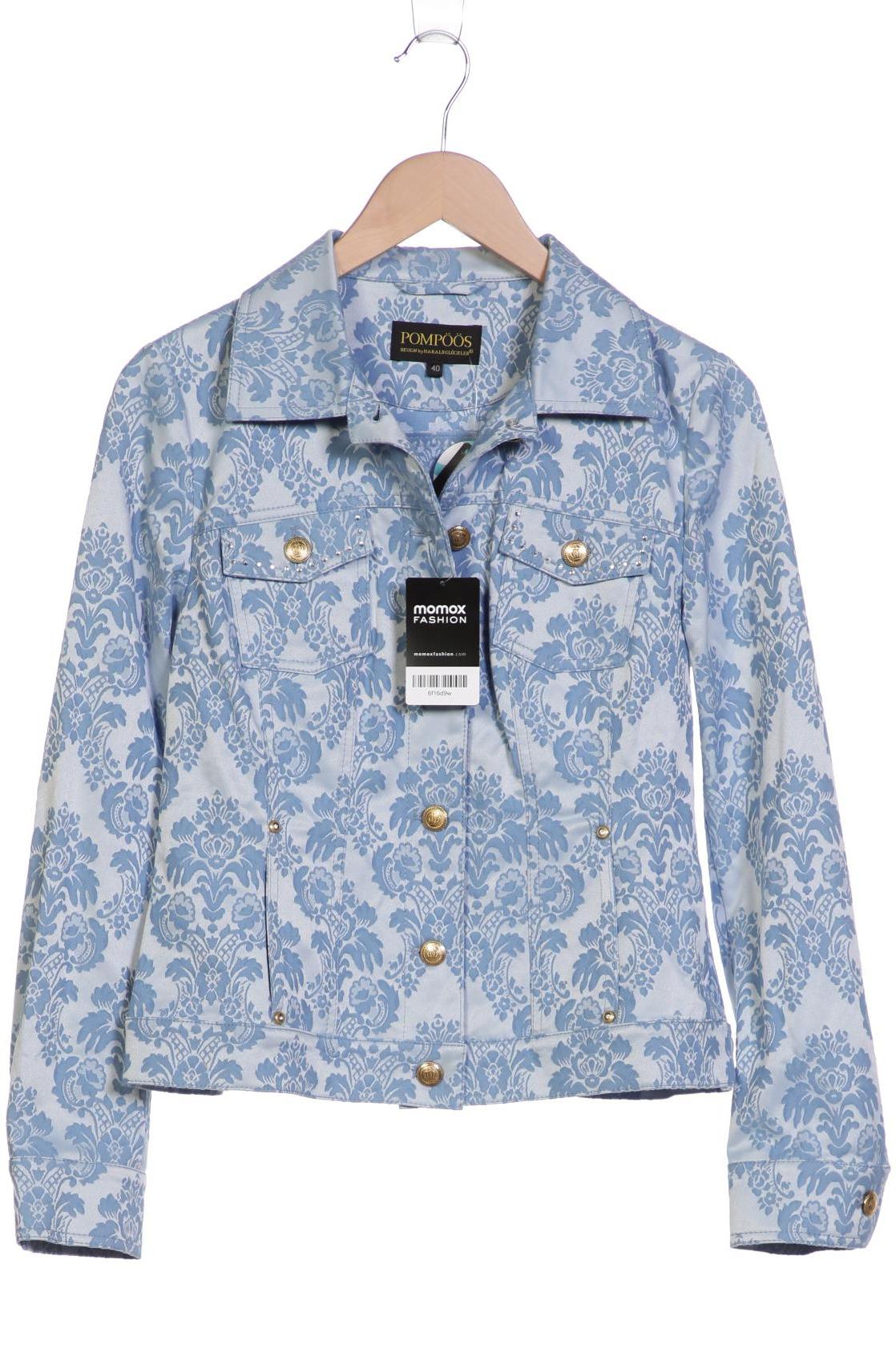 

Pompoos Damen Jacke, blau