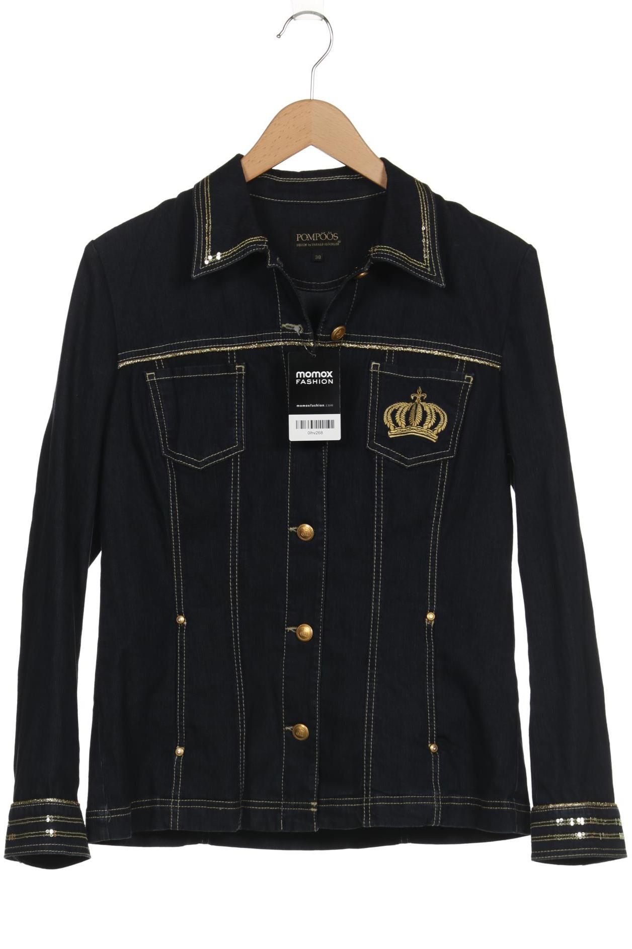 

Pompoos Damen Jacke, marineblau, Gr. 38