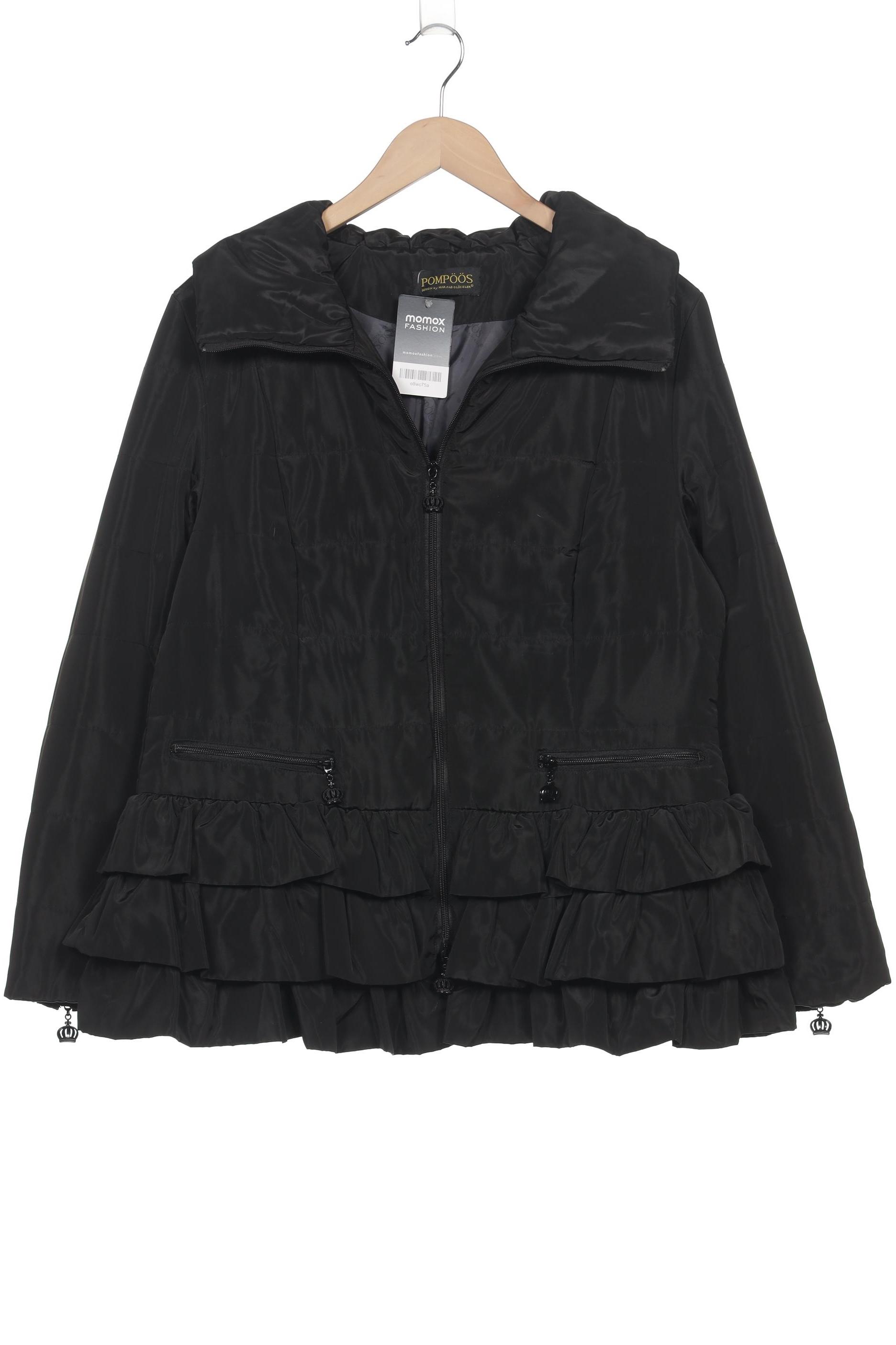 

Pompoos Damen Jacke, schwarz, Gr. 44