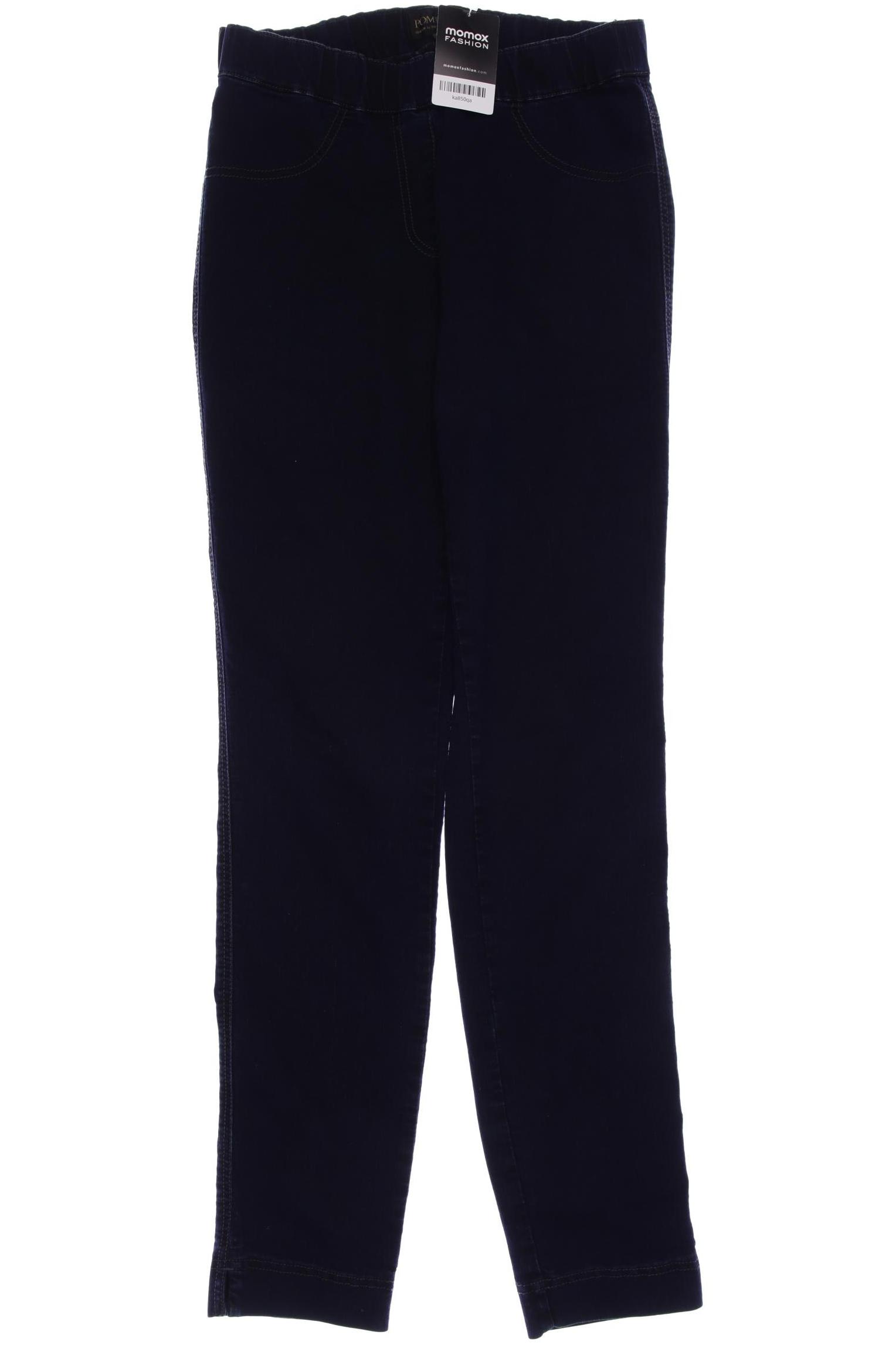 

Pompoos Damen Jeans, marineblau