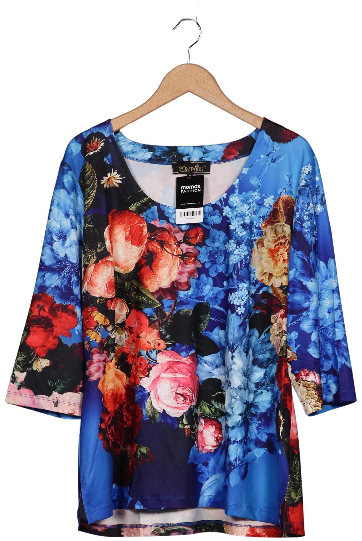 

Pompoos Damen Langarmshirt, mehrfarbig, Gr. 50