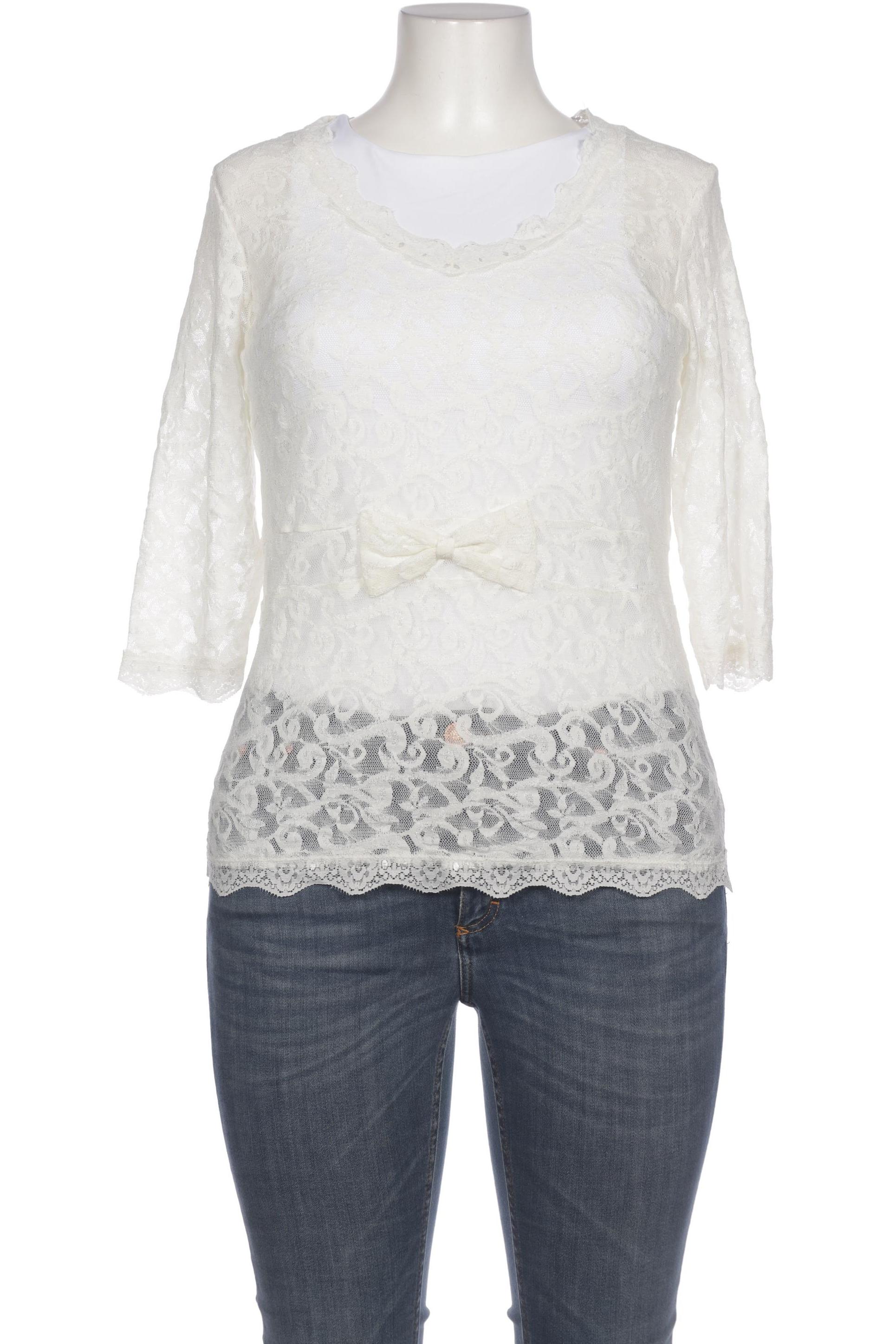 

Pompoos Damen Langarmshirt, cremeweiß, Gr. 40