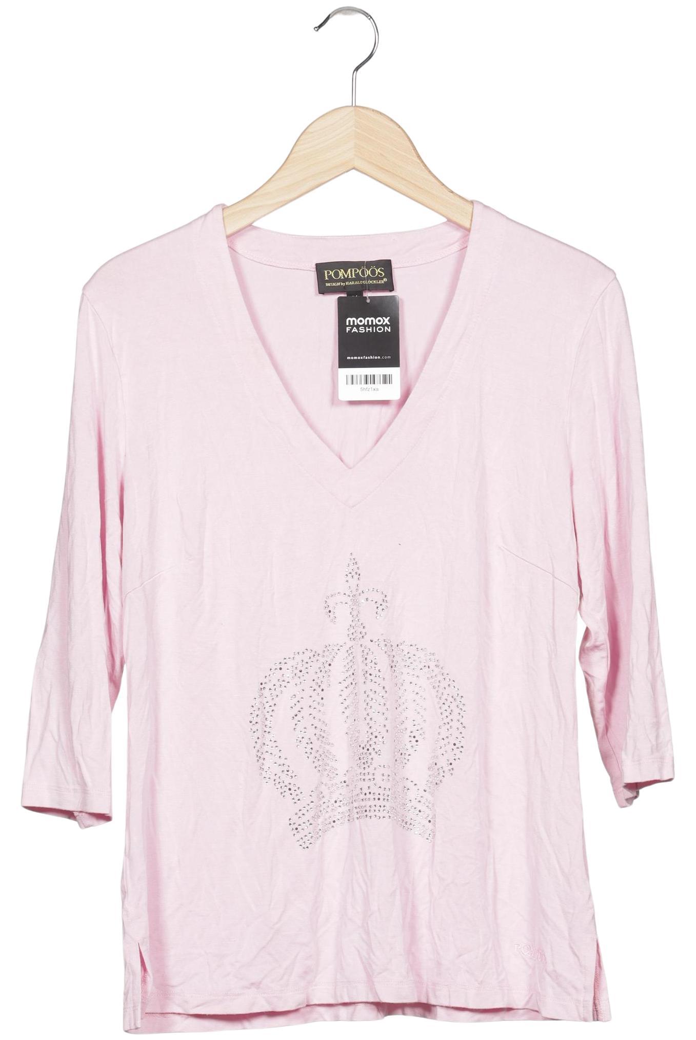 

Pompoos Damen Langarmshirt, pink, Gr. 44
