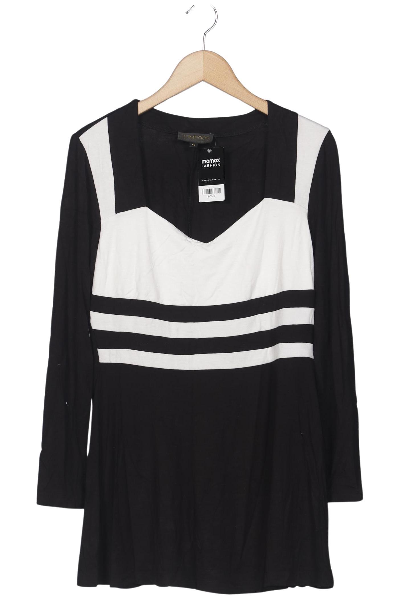 

Pompoos Damen Langarmshirt, mehrfarbig, Gr. 42