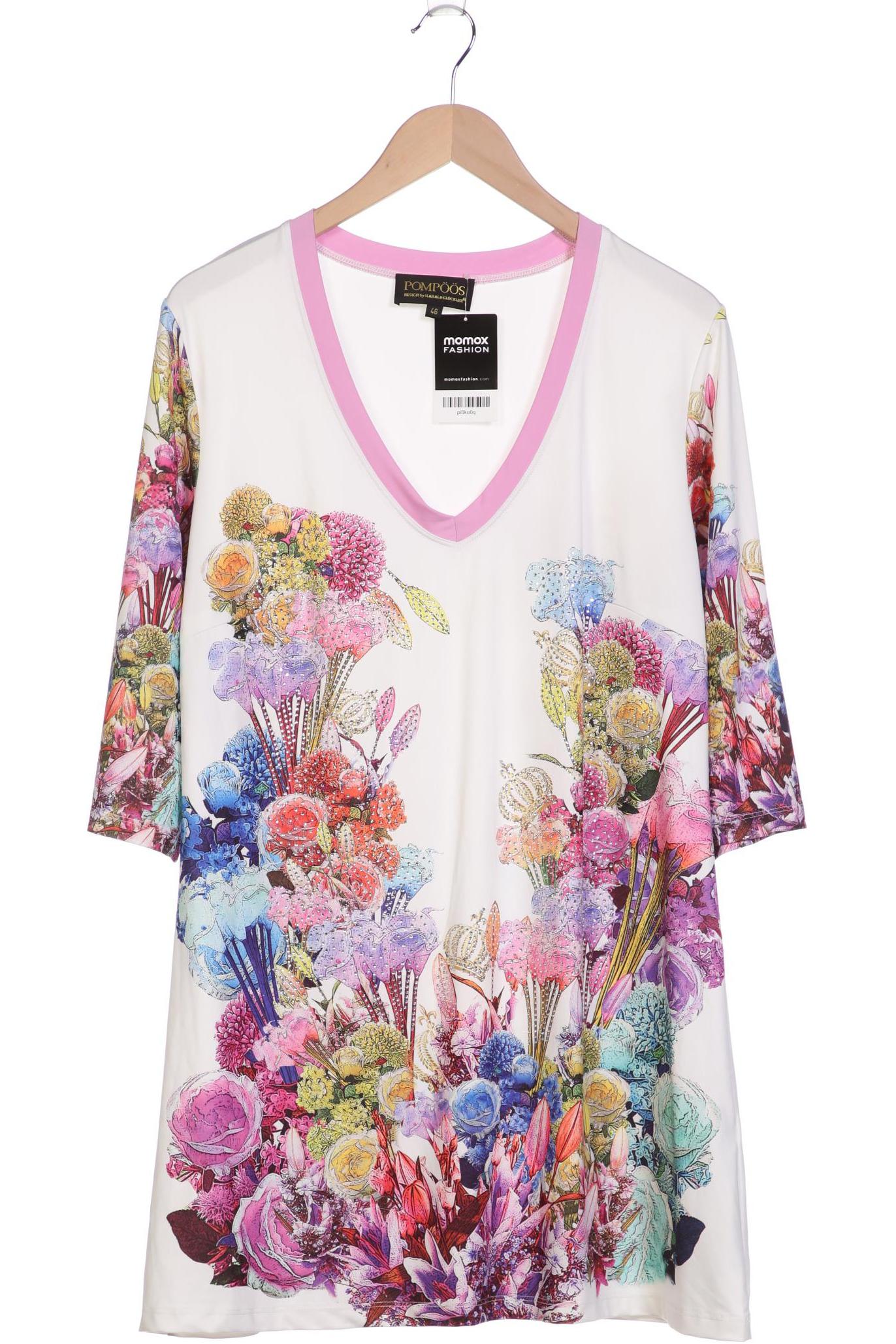 

Pompoos Damen Langarmshirt, mehrfarbig, Gr. 46