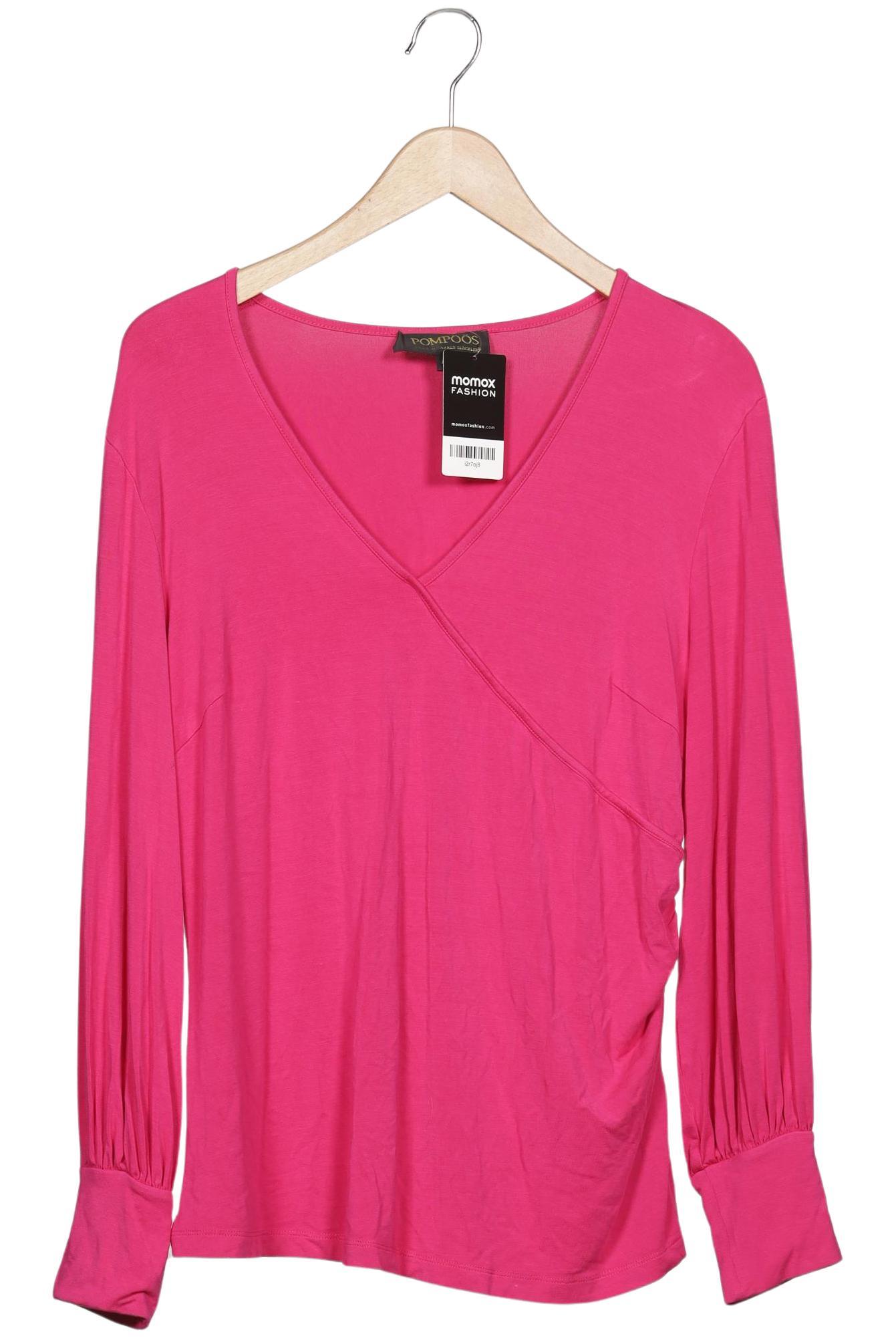 

Pompoos Damen Langarmshirt, pink, Gr. 46