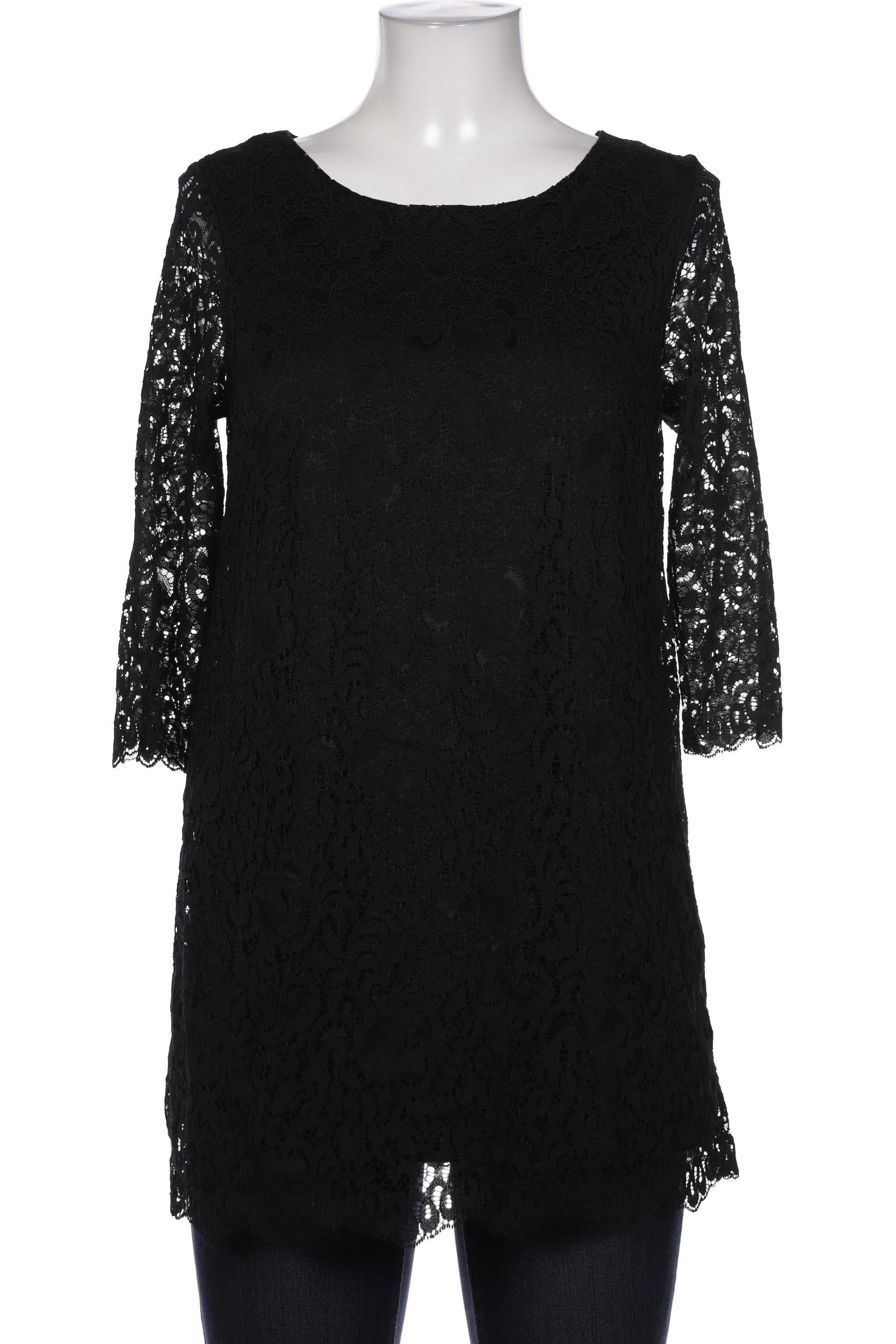 

Pompoos Damen Langarmshirt, schwarz, Gr. 38