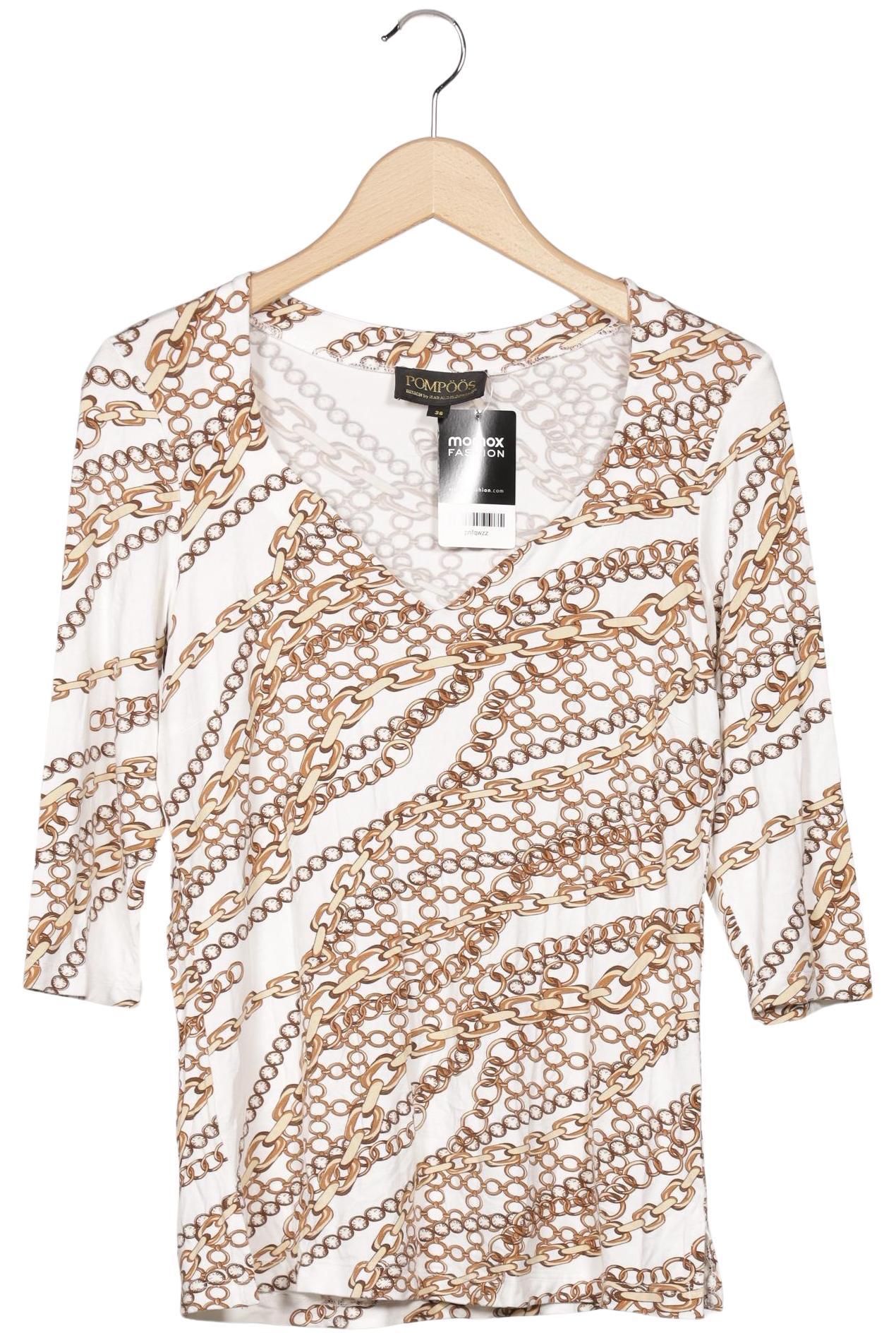 

Pompoos Damen Langarmshirt, mehrfarbig, Gr. 36