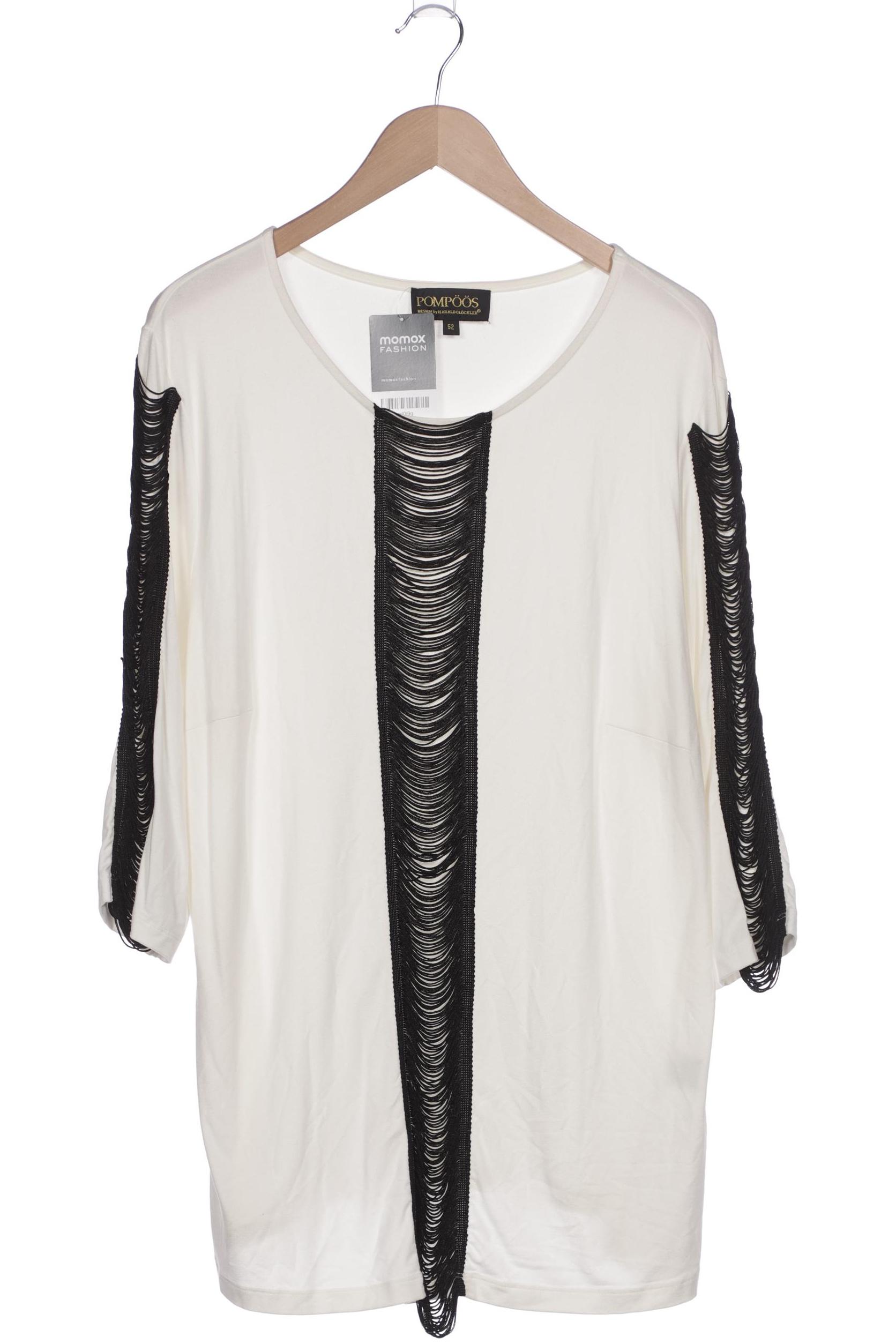 

Pompoos Damen Langarmshirt, cremeweiß, Gr. 52