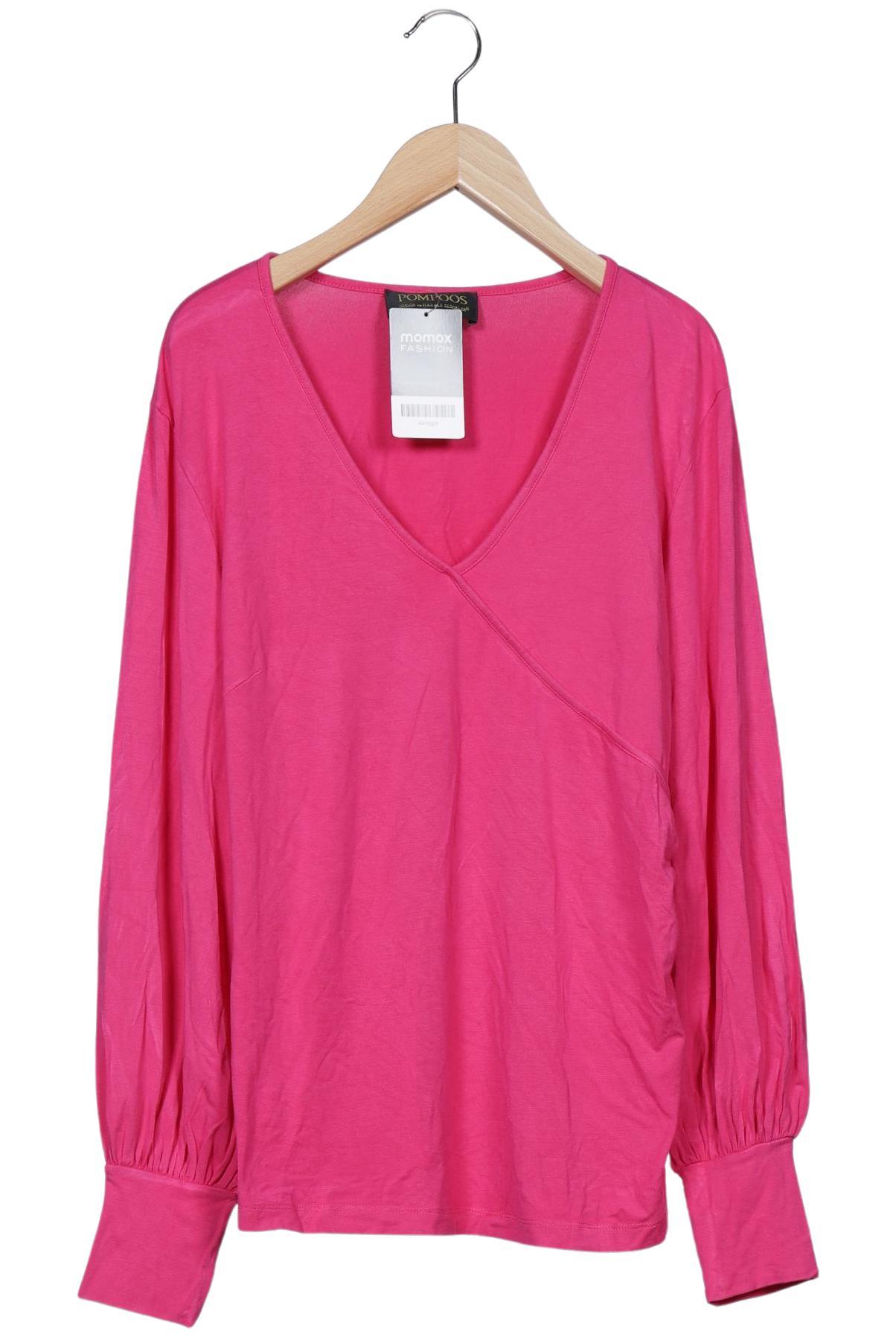 

Pompoos Damen Langarmshirt, pink, Gr. 40