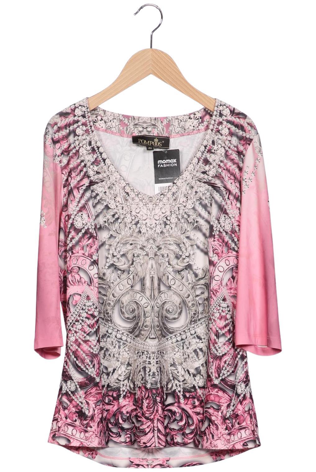 

Pompoos Damen Langarmshirt, mehrfarbig, Gr. 40