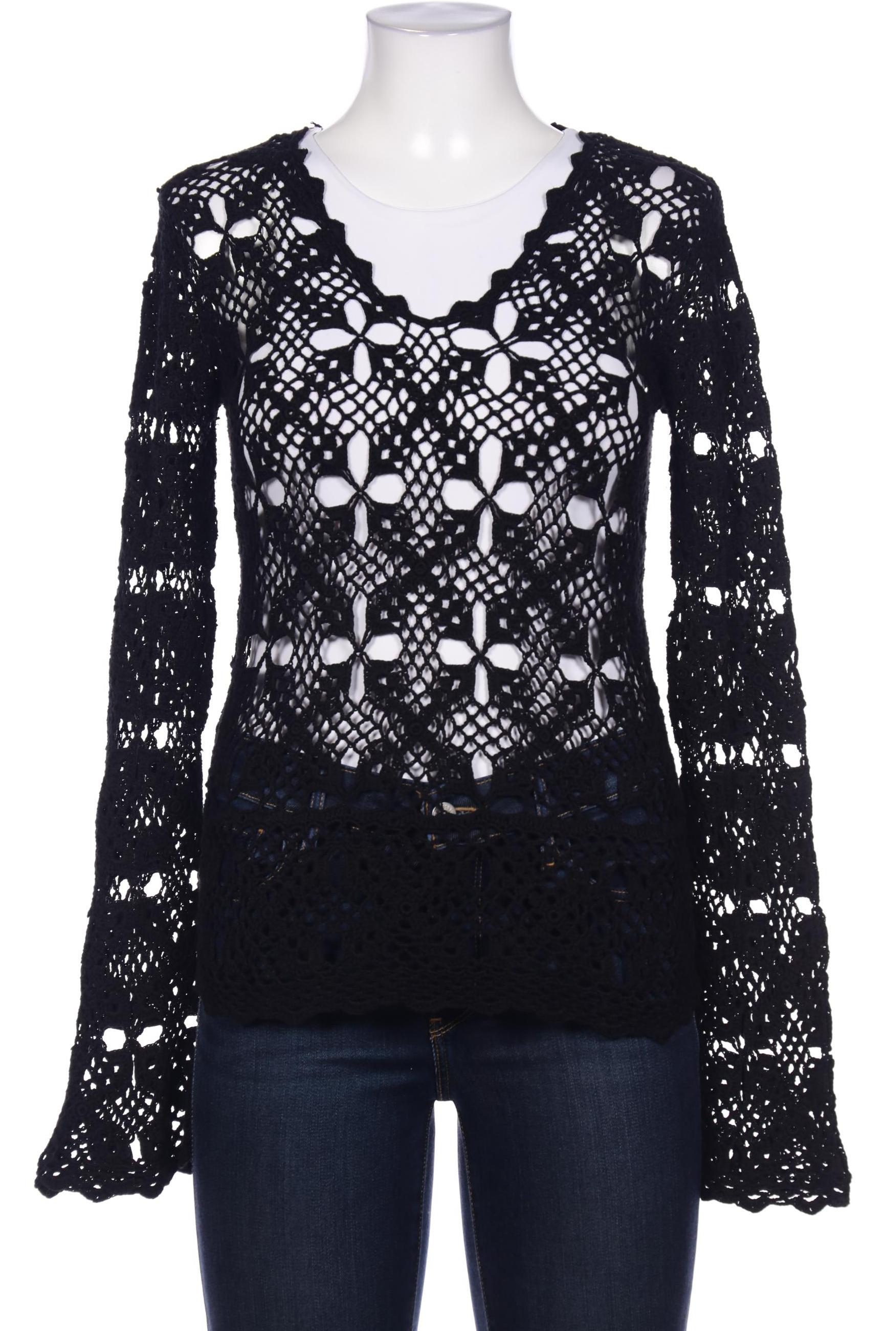 

Pompoos Damen Pullover, schwarz, Gr. 38