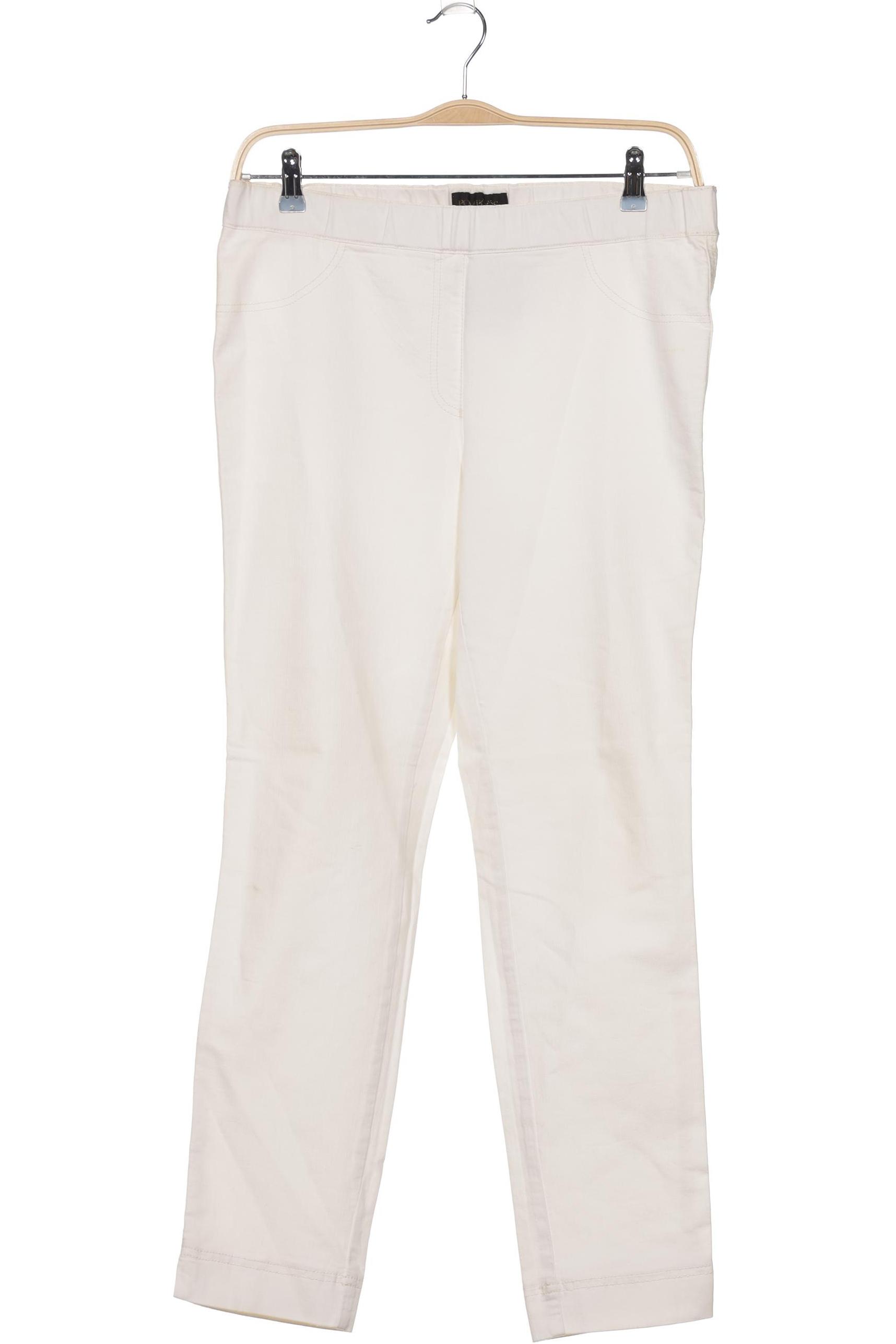 

Pompoos Damen Stoffhose, weiß