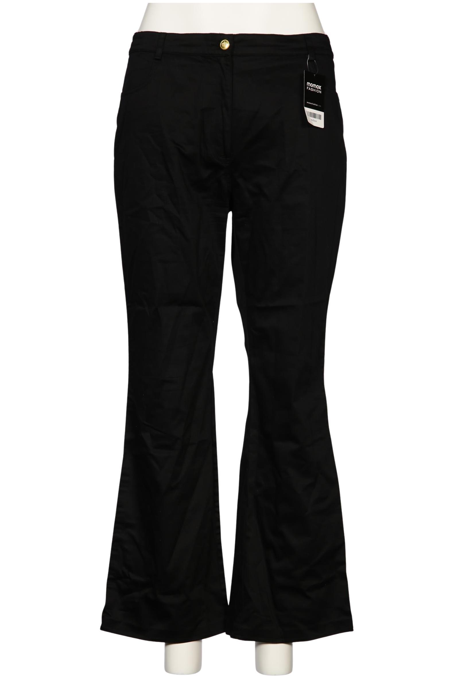 

Pompoos Damen Stoffhose, schwarz, Gr. 44