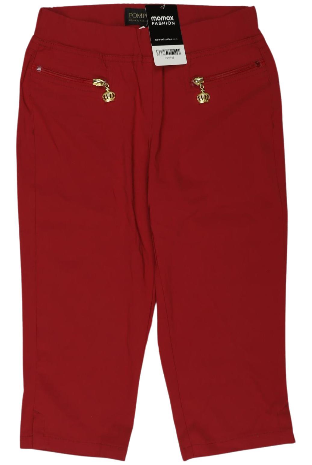

Pompoos Damen Stoffhose, rot, Gr. 34