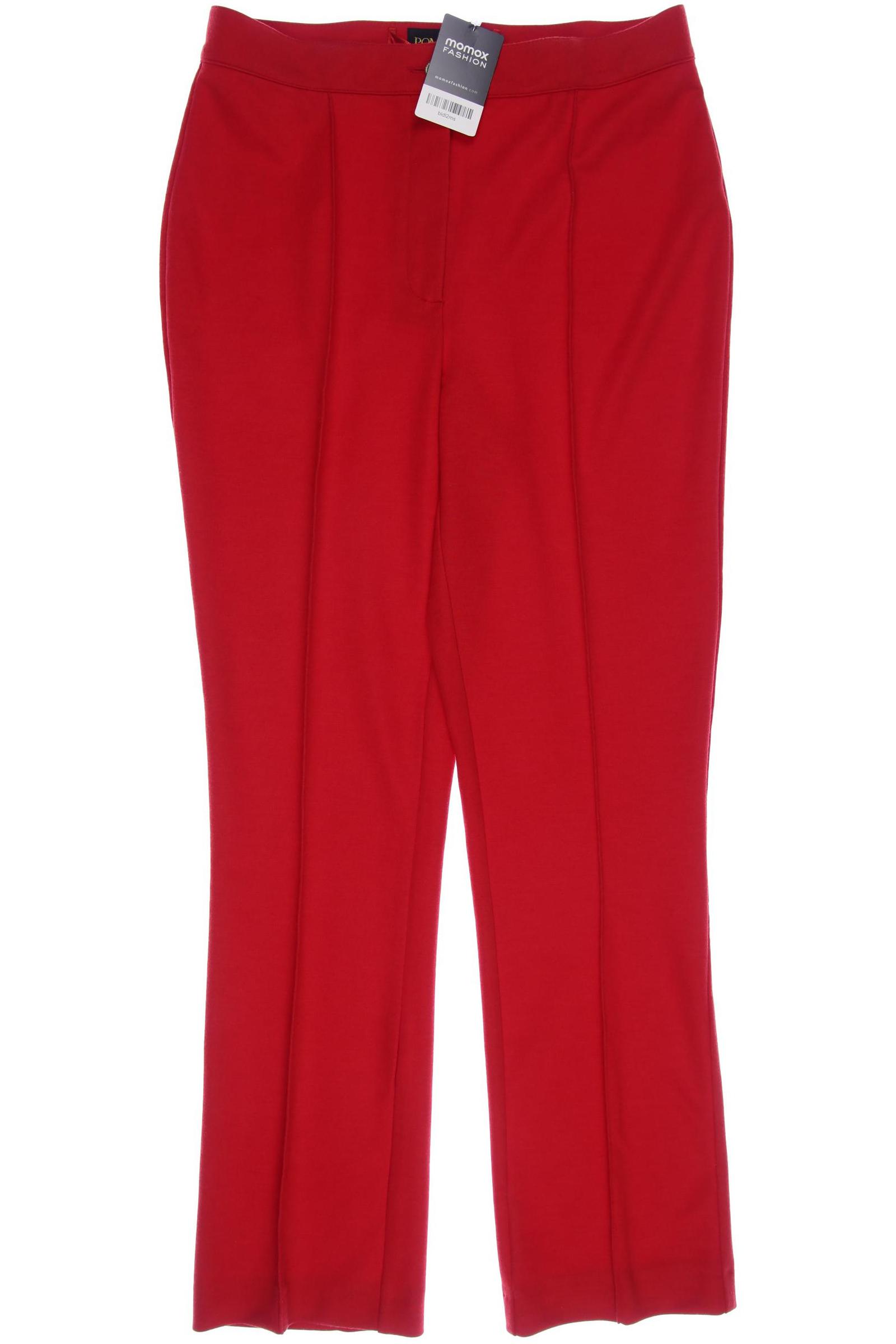 

Pompoos Damen Stoffhose, rot, Gr. 40