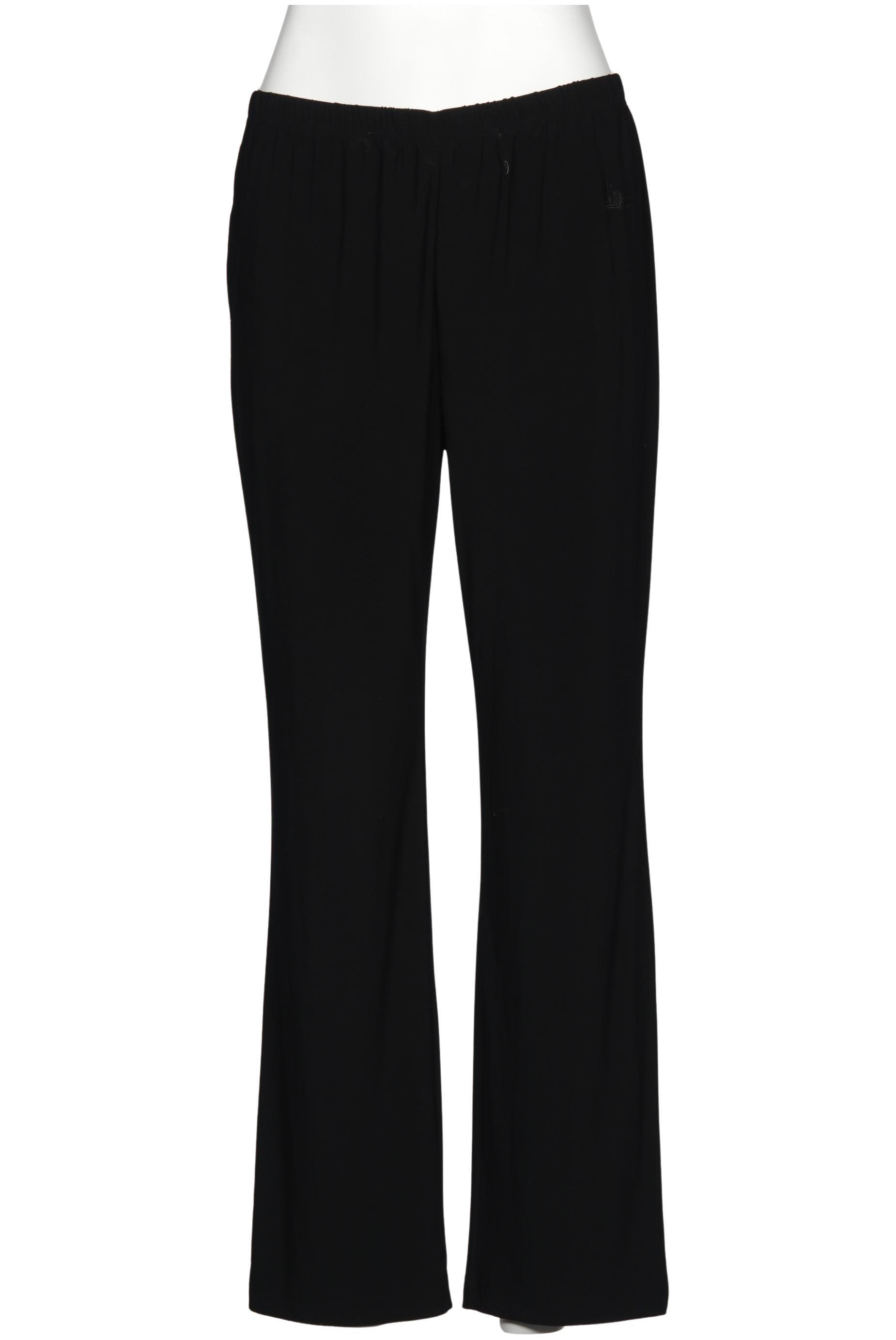 

Pompoos Damen Stoffhose, schwarz, Gr. 42