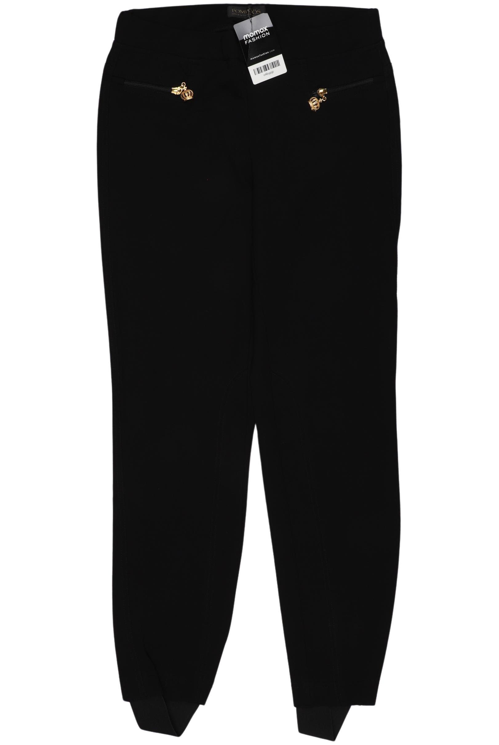 

Pompoos Damen Stoffhose, schwarz, Gr. 19