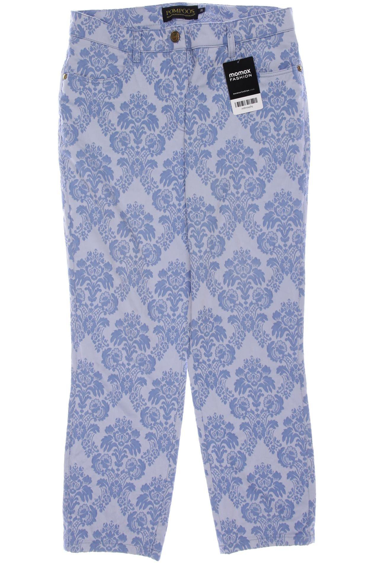 

Pompoos Damen Stoffhose, hellblau, Gr. 38