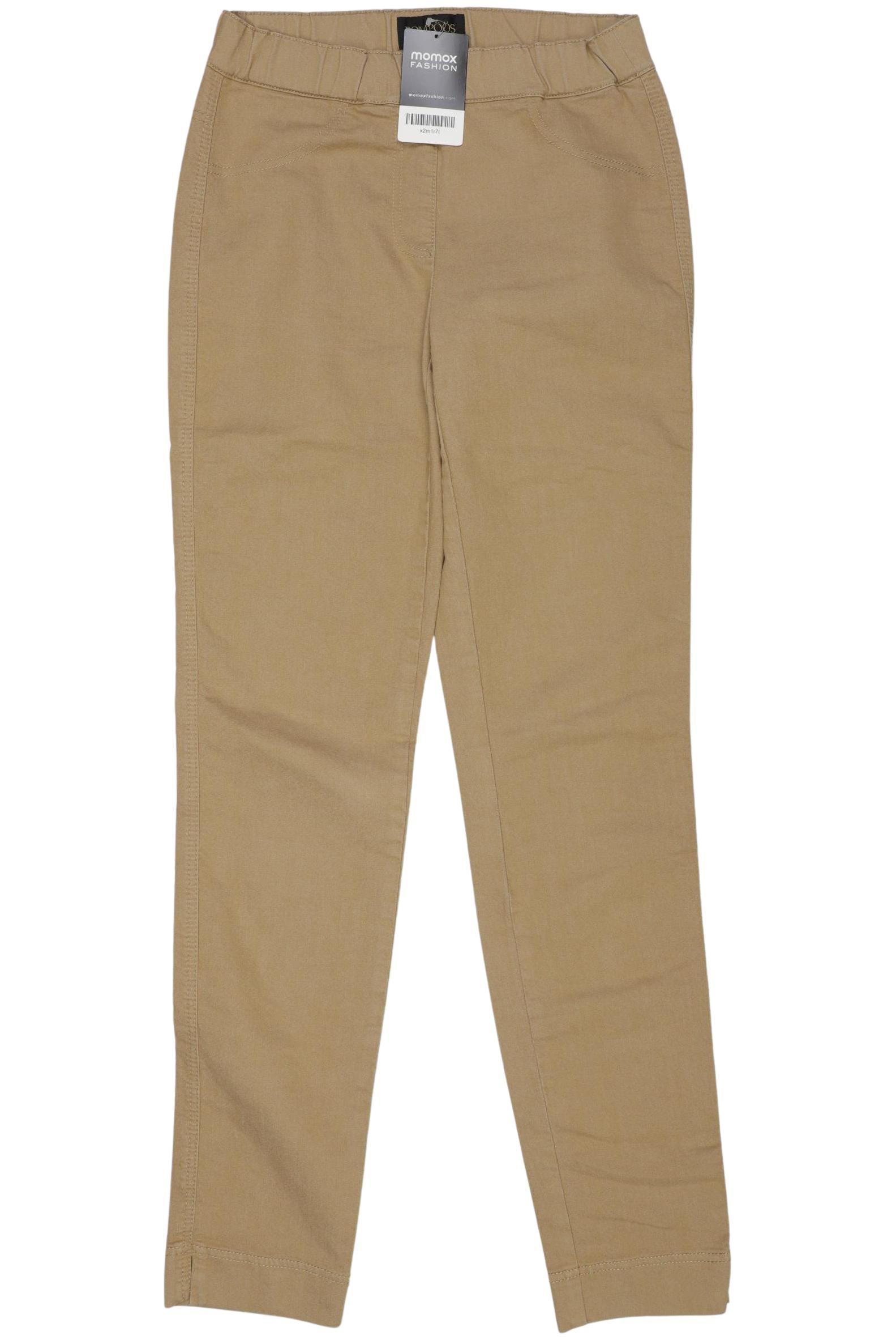 

Pompoos Damen Stoffhose, beige, Gr. 34
