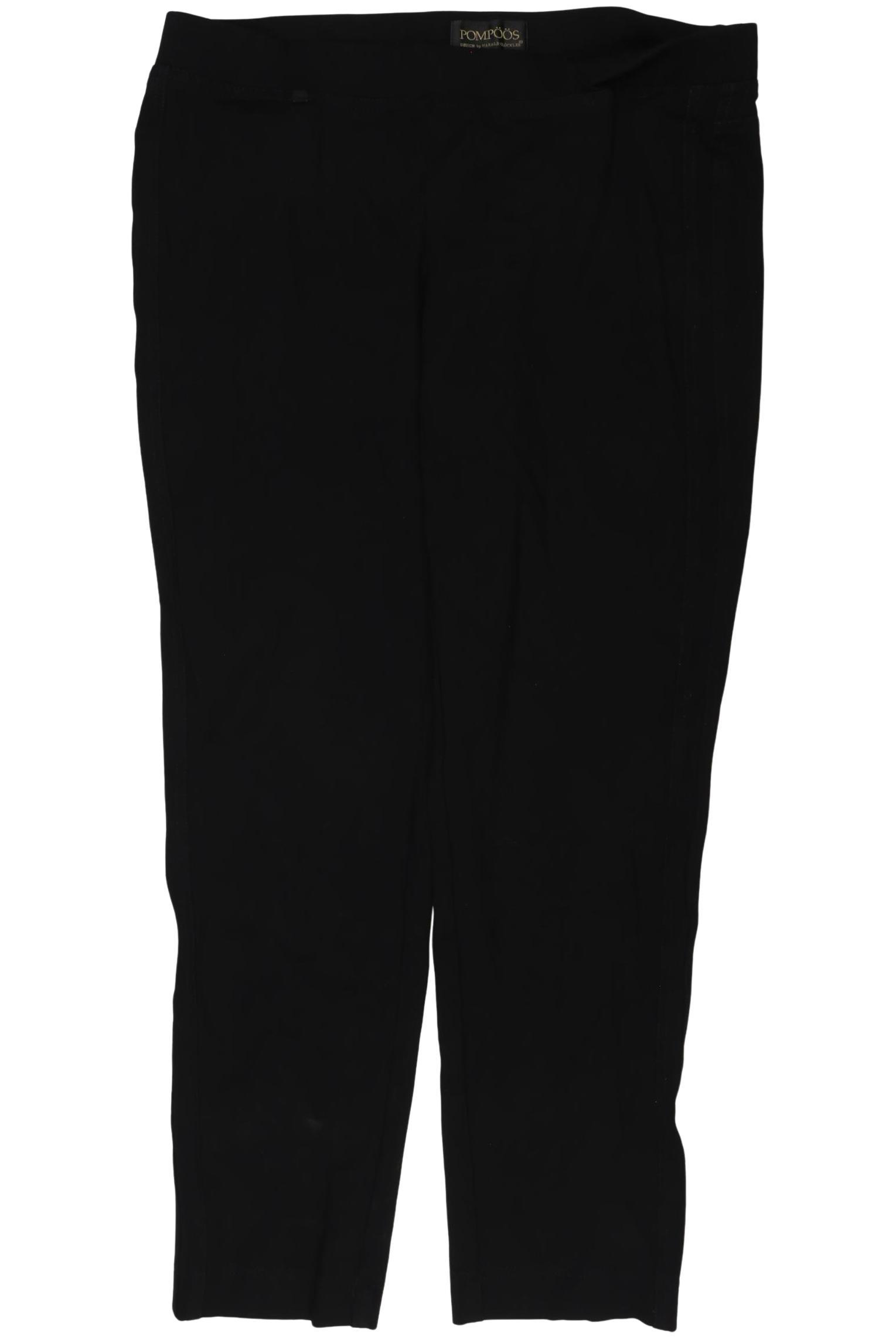 

Pompoos Damen Stoffhose, schwarz, Gr. 21