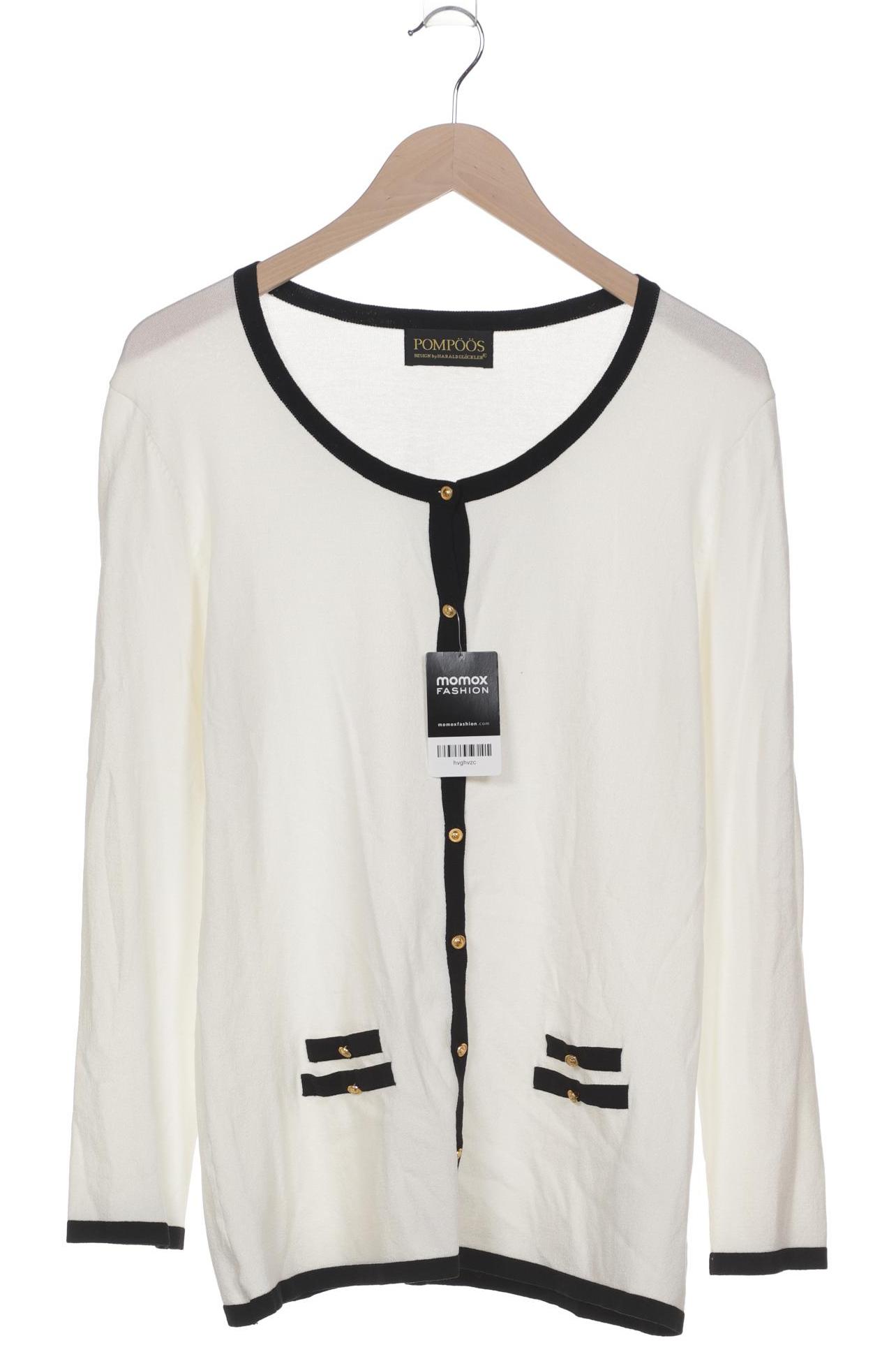

Pompoos Damen Strickjacke, cremeweiß, Gr. 42