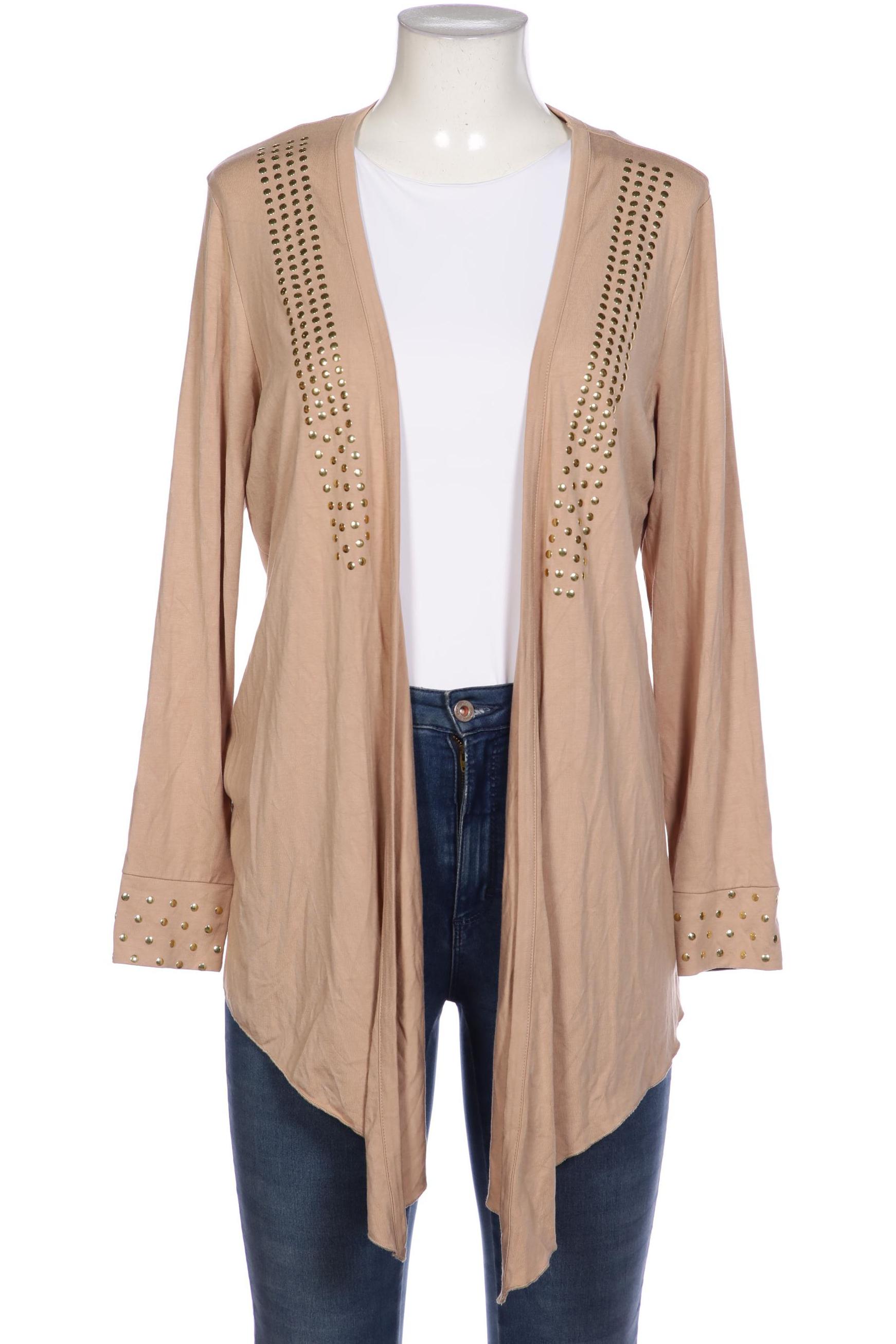 

Pompoos Damen Strickjacke, beige, Gr. 40