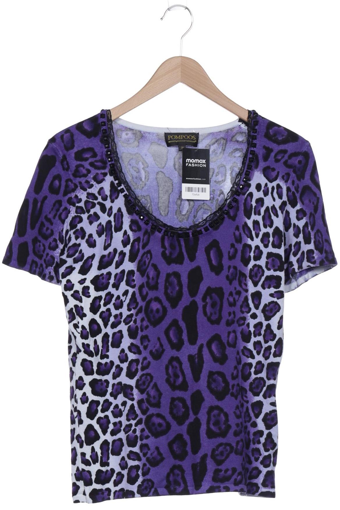 

Pompoos Damen T-Shirt, flieder, Gr. 38