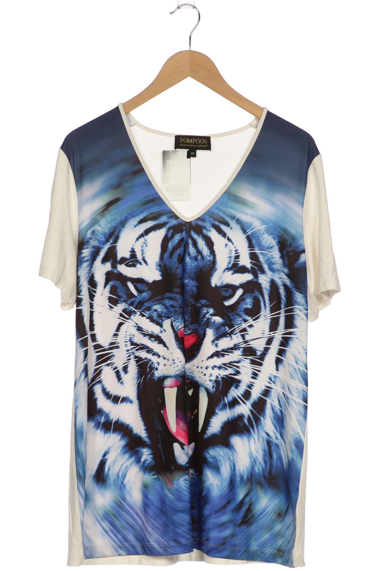 

Pompoos Damen T-Shirt, weiß, Gr. 44