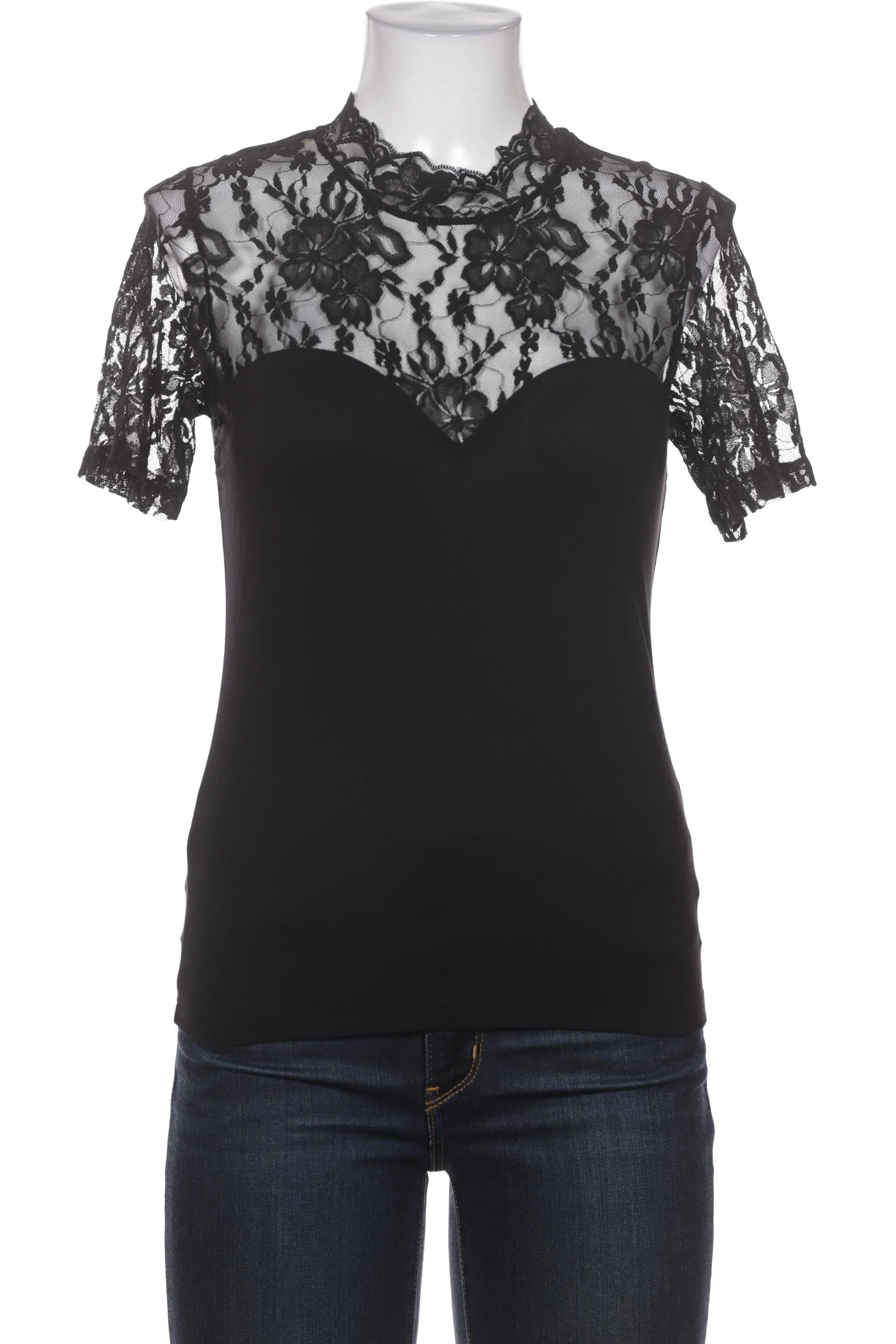 

Pompoos Damen T-Shirt, schwarz, Gr. 38
