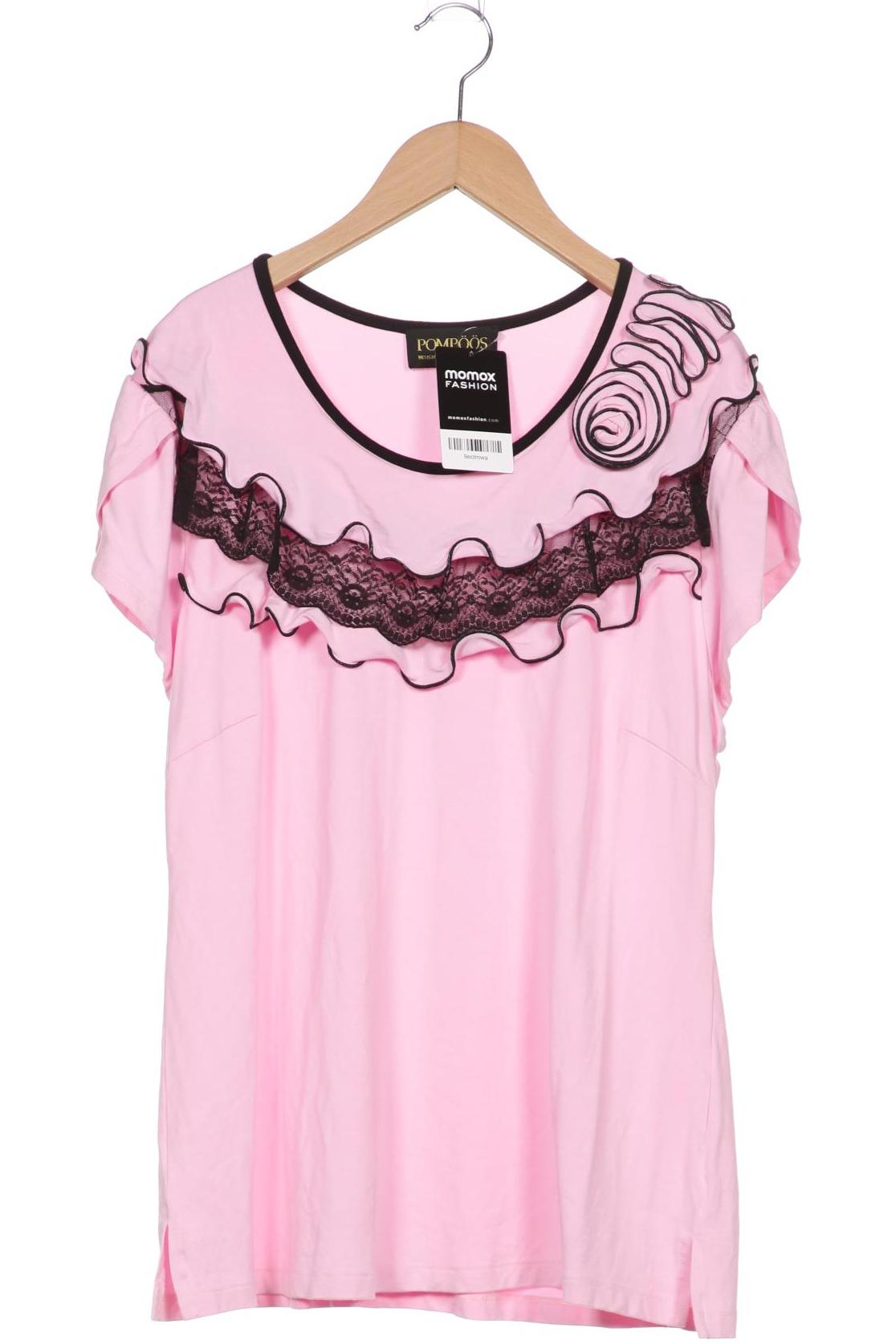 

Pompoos Damen T-Shirt, pink, Gr. 46