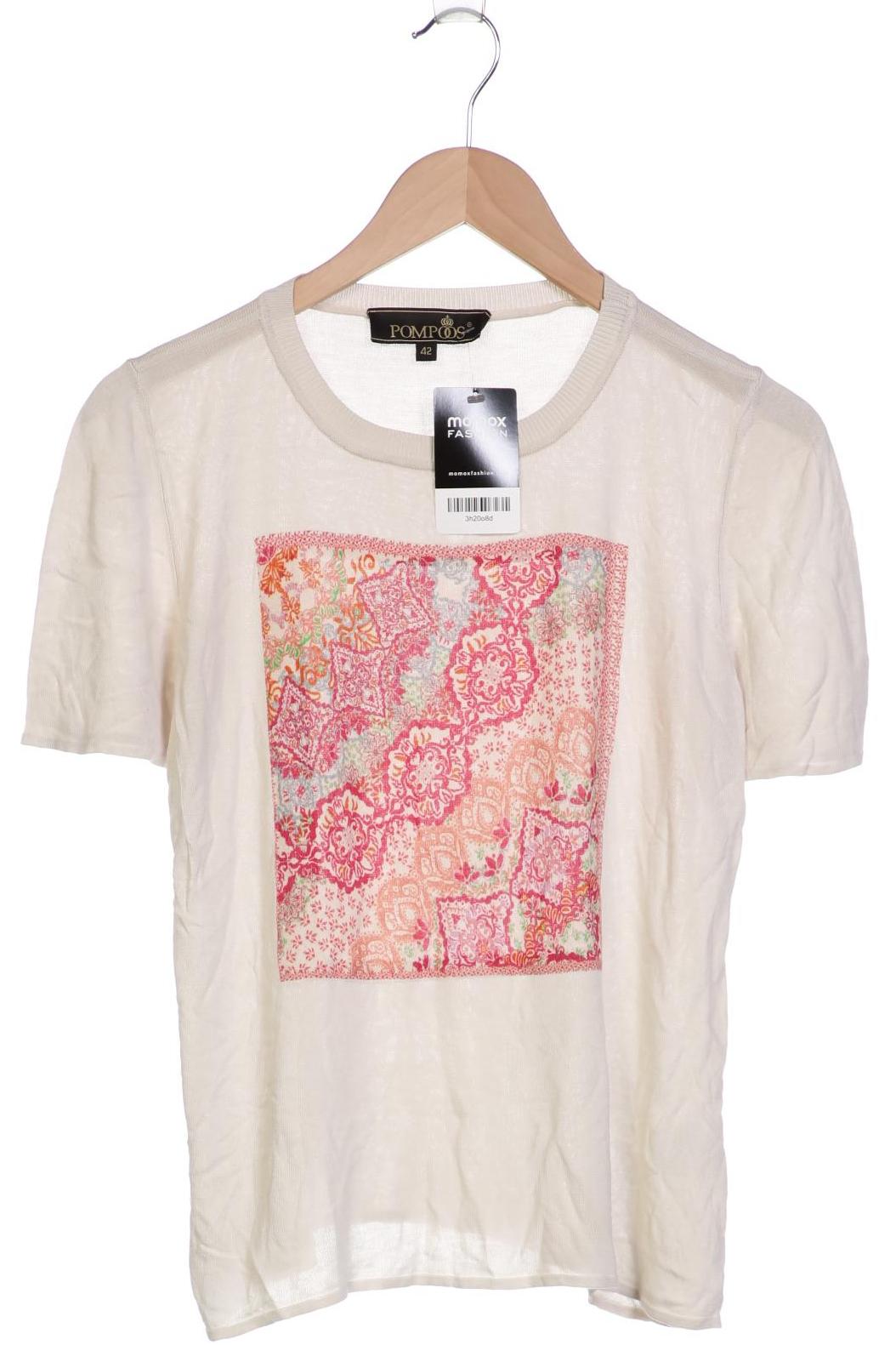 

Pompoos Damen T-Shirt, beige, Gr. 42