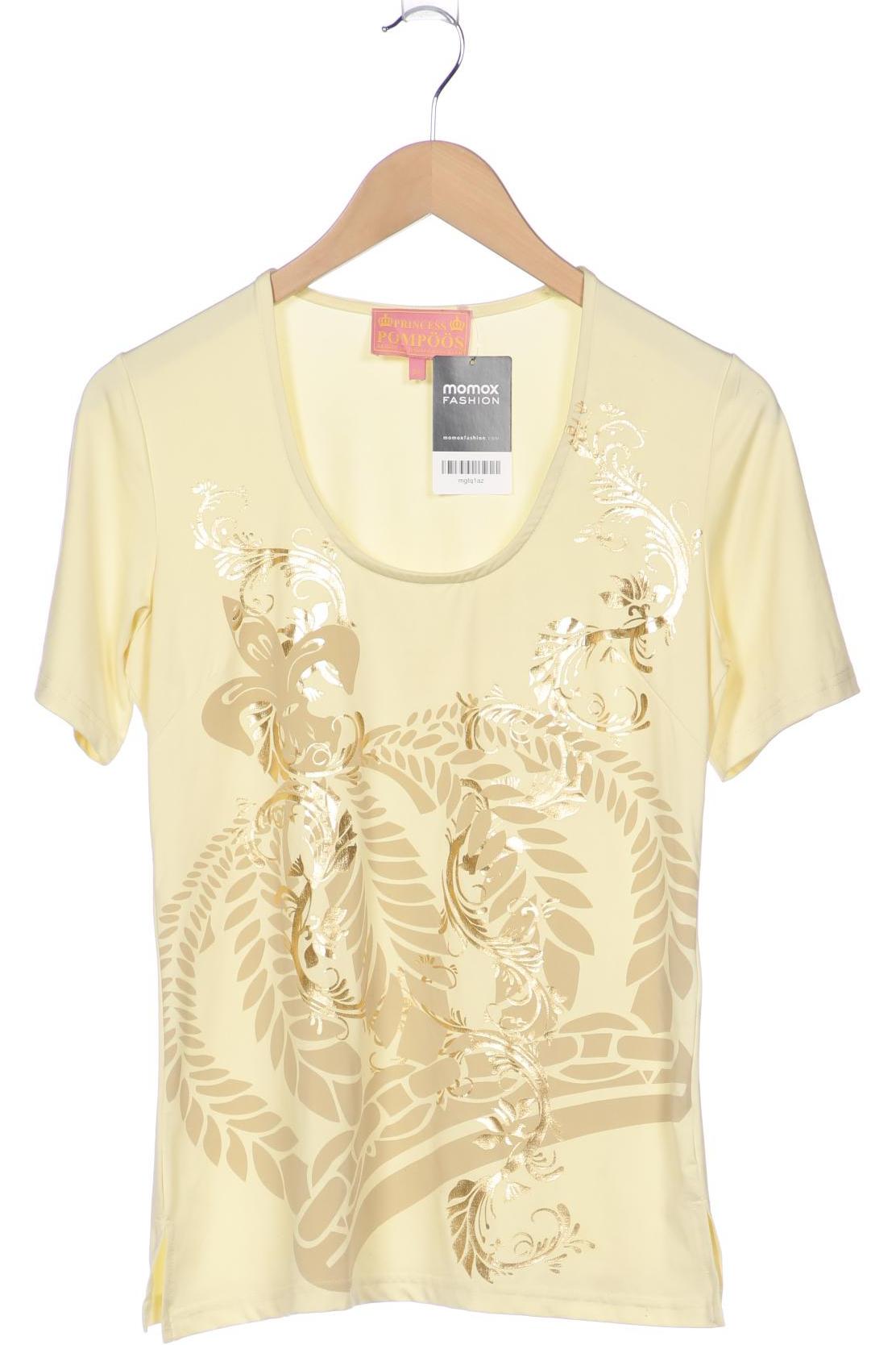 

Pompoos Damen T-Shirt, gelb, Gr. 34