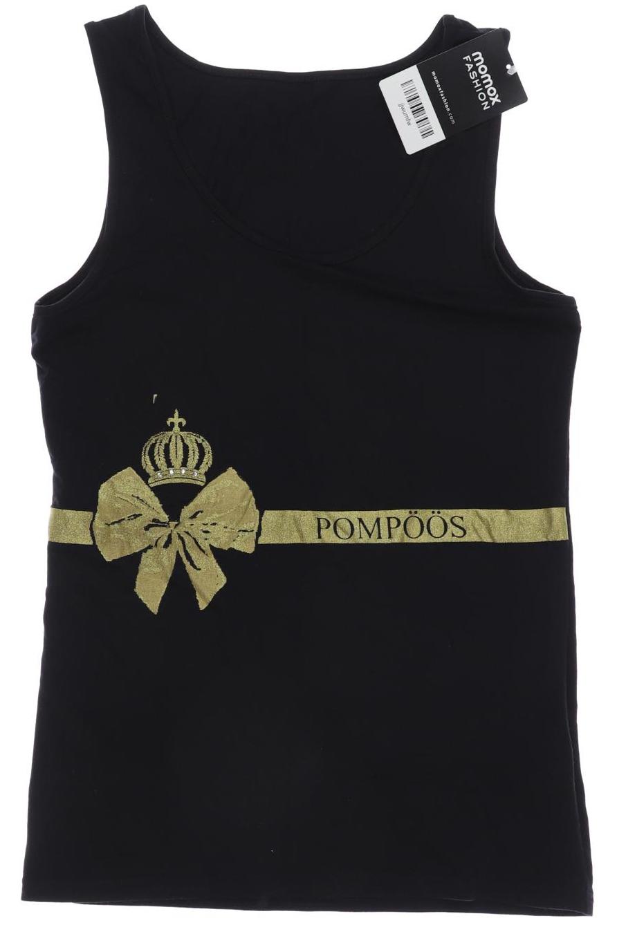 

Pompoos Damen Top, schwarz, Gr. 38