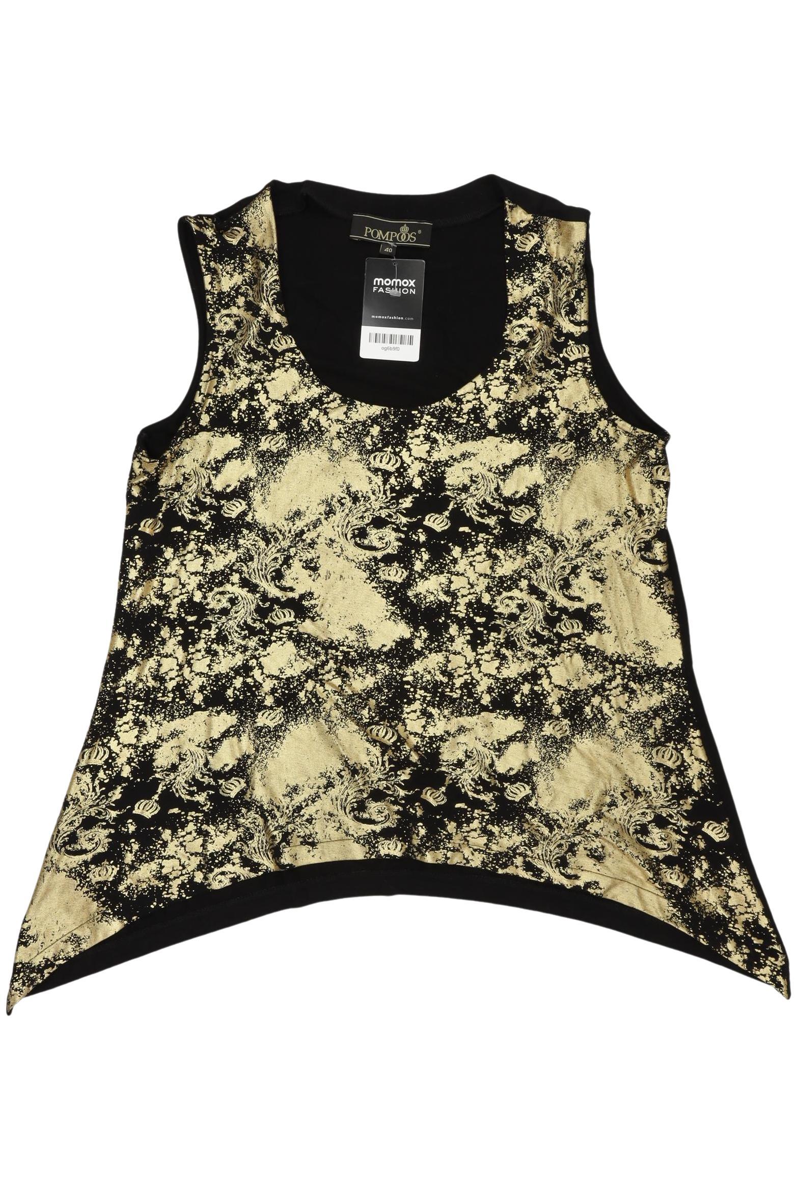 

Pompoos Damen Top, schwarz, Gr. 40