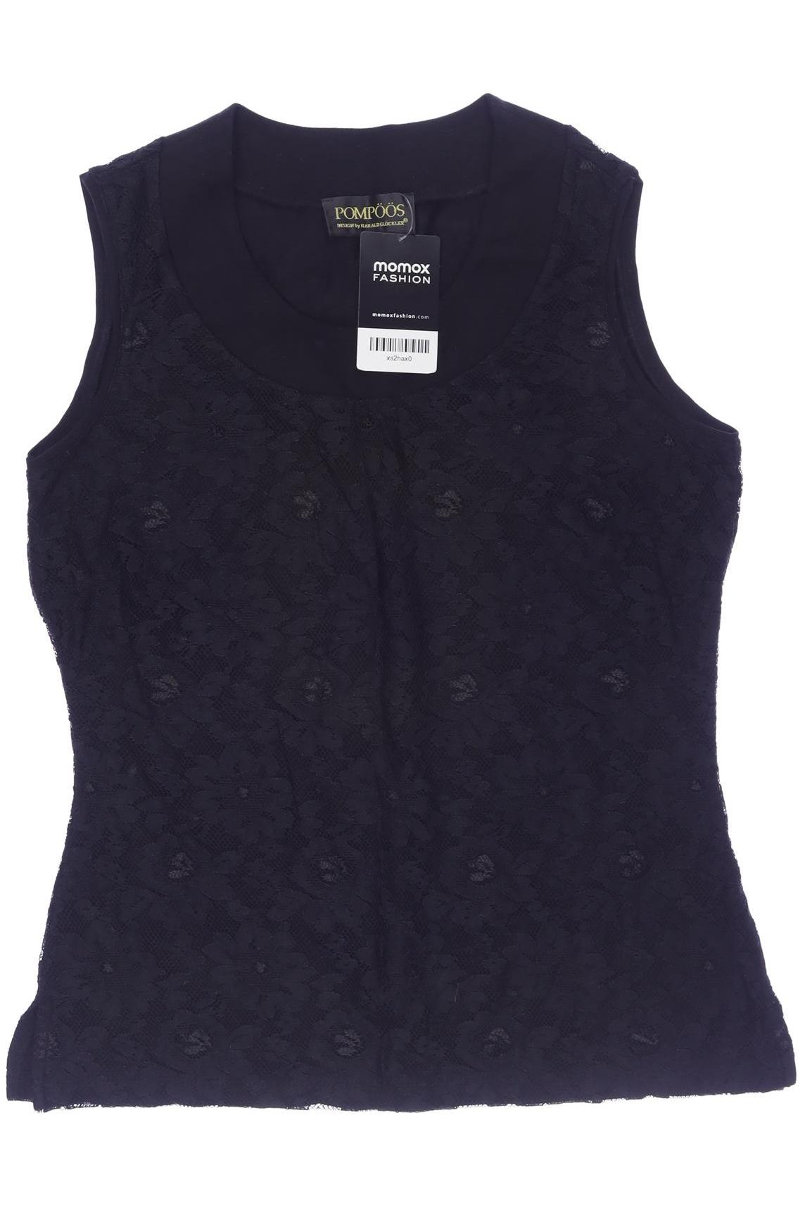 

Pompoos Damen Top, schwarz, Gr. 40