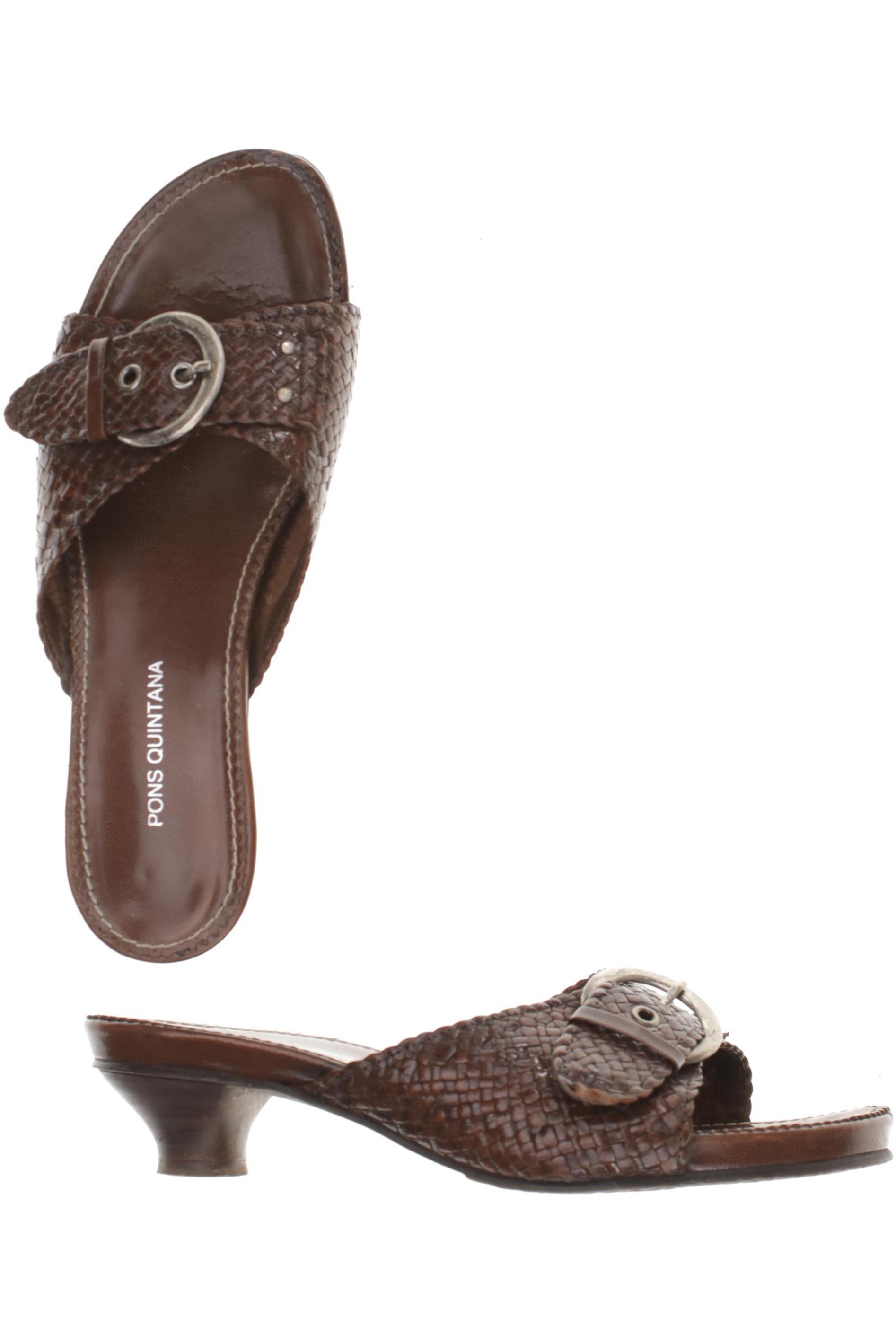 

Pons Quintana Damen Sandale, braun, Gr. 37