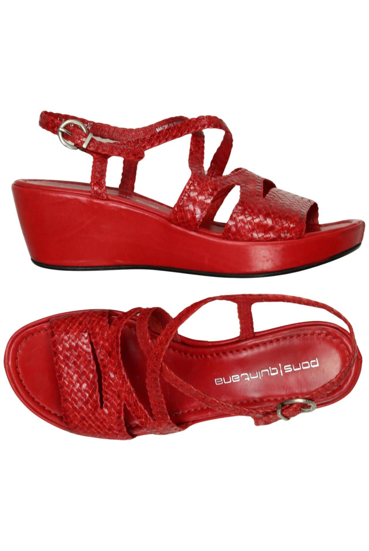 

Pons Quintana Damen Sandale, rot, Gr. 37